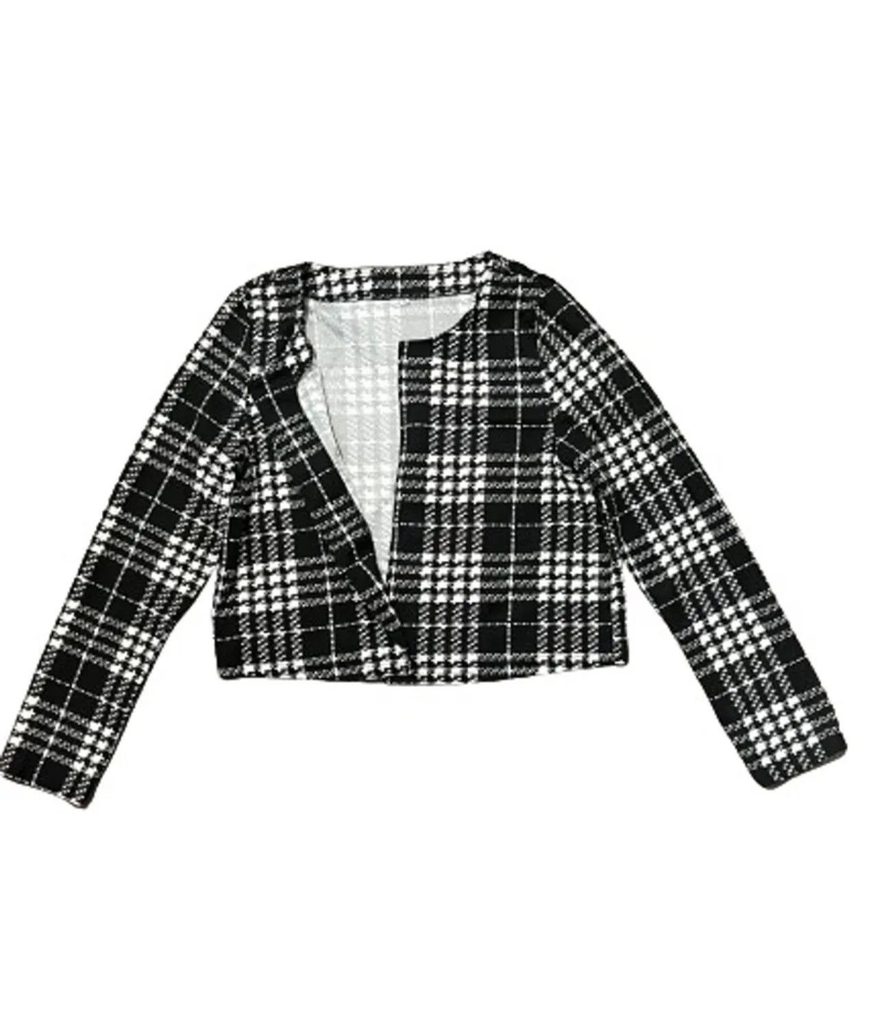 Blaze Houndstooth Cardigan Blazer Size XL / US 12-14 / IT 48-50 - 6 Thumbnail