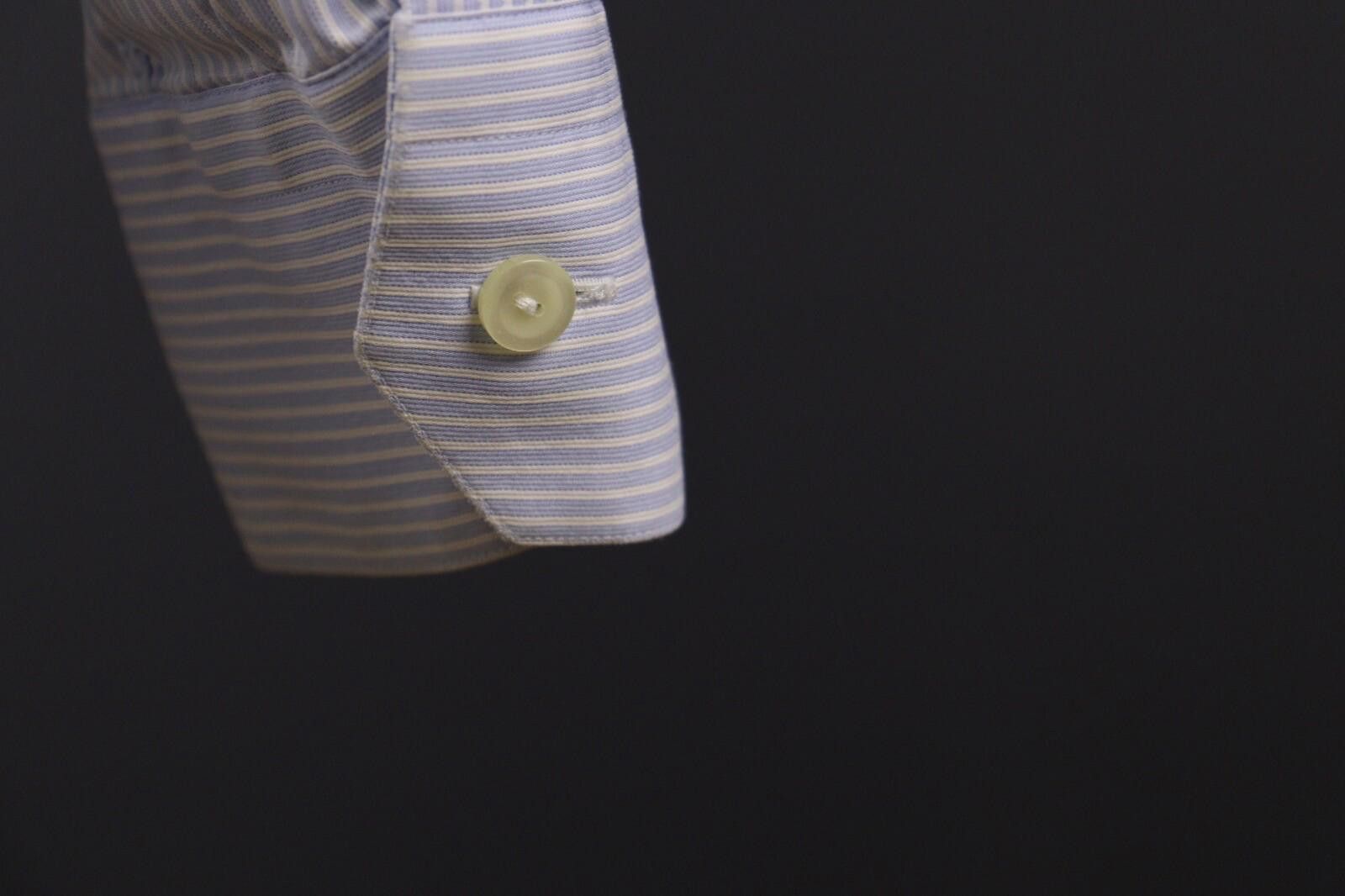 Eton Eton Contemporary Blue Stripe Shirt Size 41 /16 Size US M / EU 48-50 / 2 - 10 Thumbnail