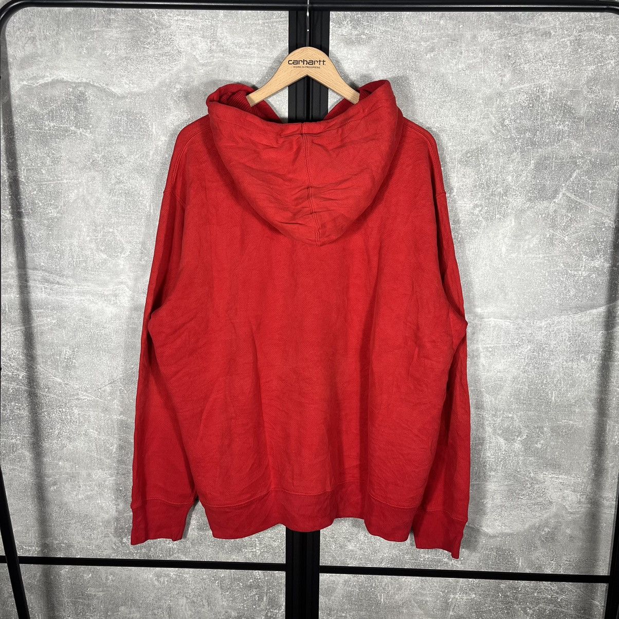 Ralph Lauren Vintage Ralph Lauren Old English P Half Zip Hoodie Red Size US XXL / EU 58 / 5 - 9 Thumbnail