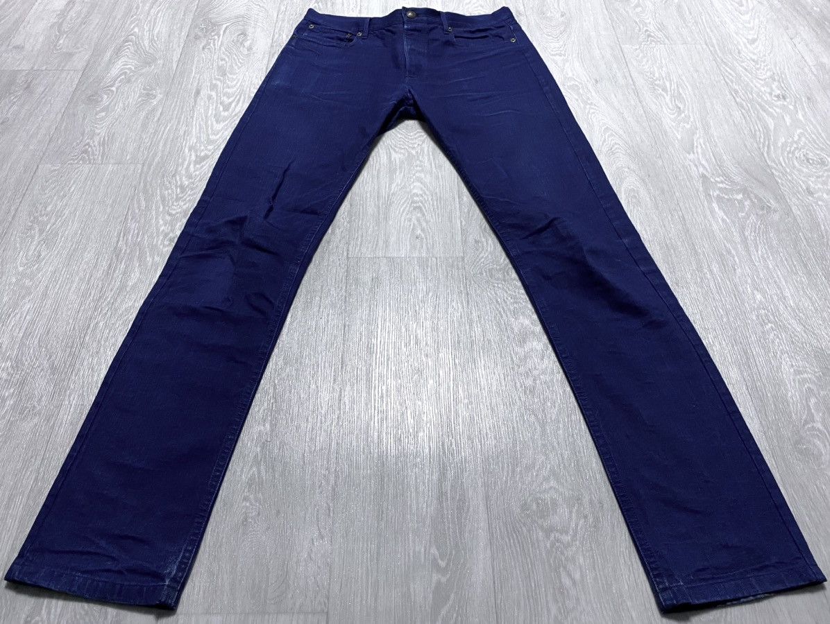 A.P.C. A.P.C. Rue Madame Paris Blue Cotton Jeans Denim Slim Fit Size US 31 - 8 Thumbnail