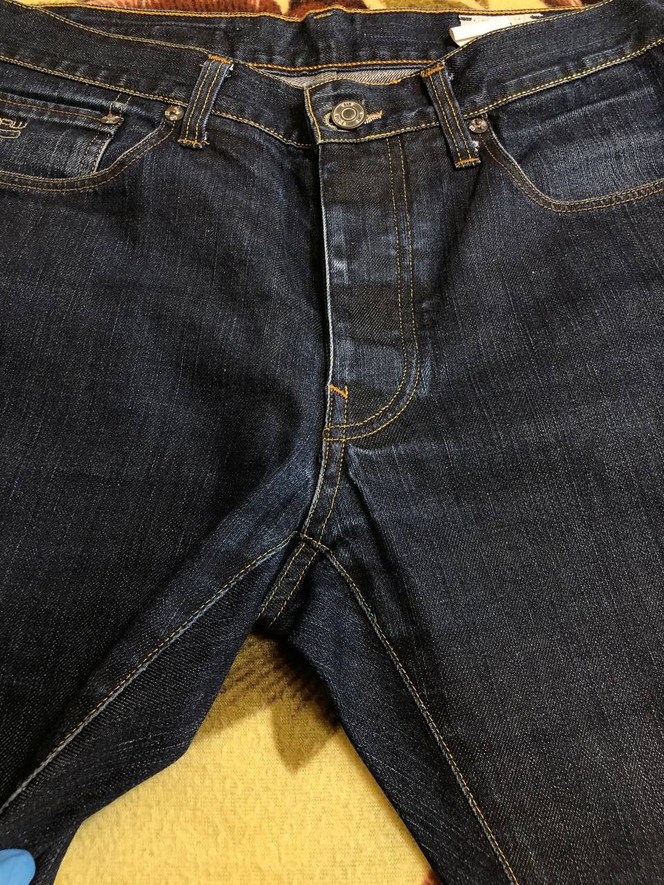 G-Star G-STAR 3301 Men's Jeans Slim Fit Tapered Blue Denim Cotton Size US 33 - 8 Thumbnail