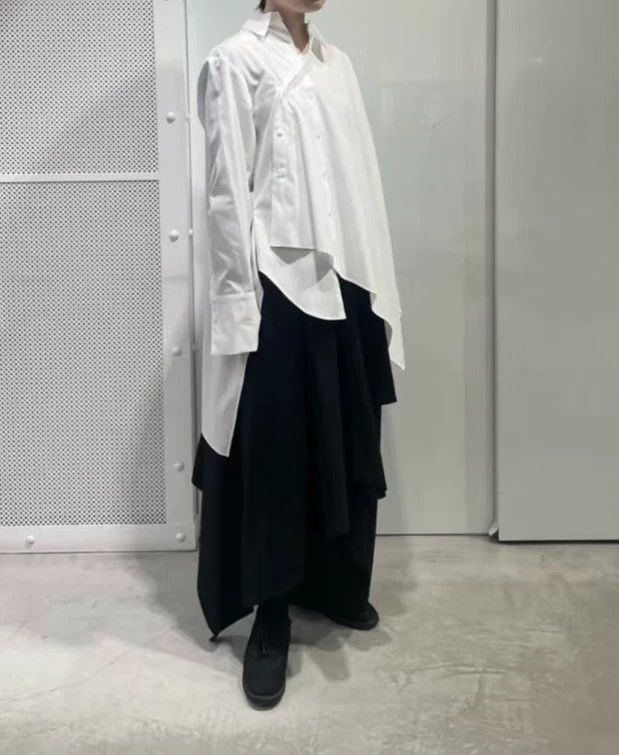 Yohji Yamamoto Yohji Yamamoto Asymmetrical shirt 2505-Nextarrow Size US M / EU 48-50 / 2 - 8 Thumbnail