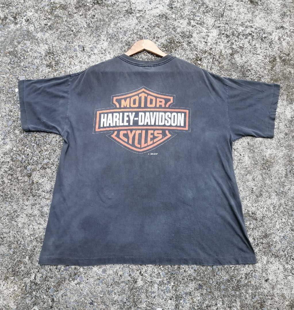 Harley Davidson × Vintage Vintage Harley Davidson Motorcycles Eagle Tee Size US XL / EU 56 / 4 - 5 Thumbnail