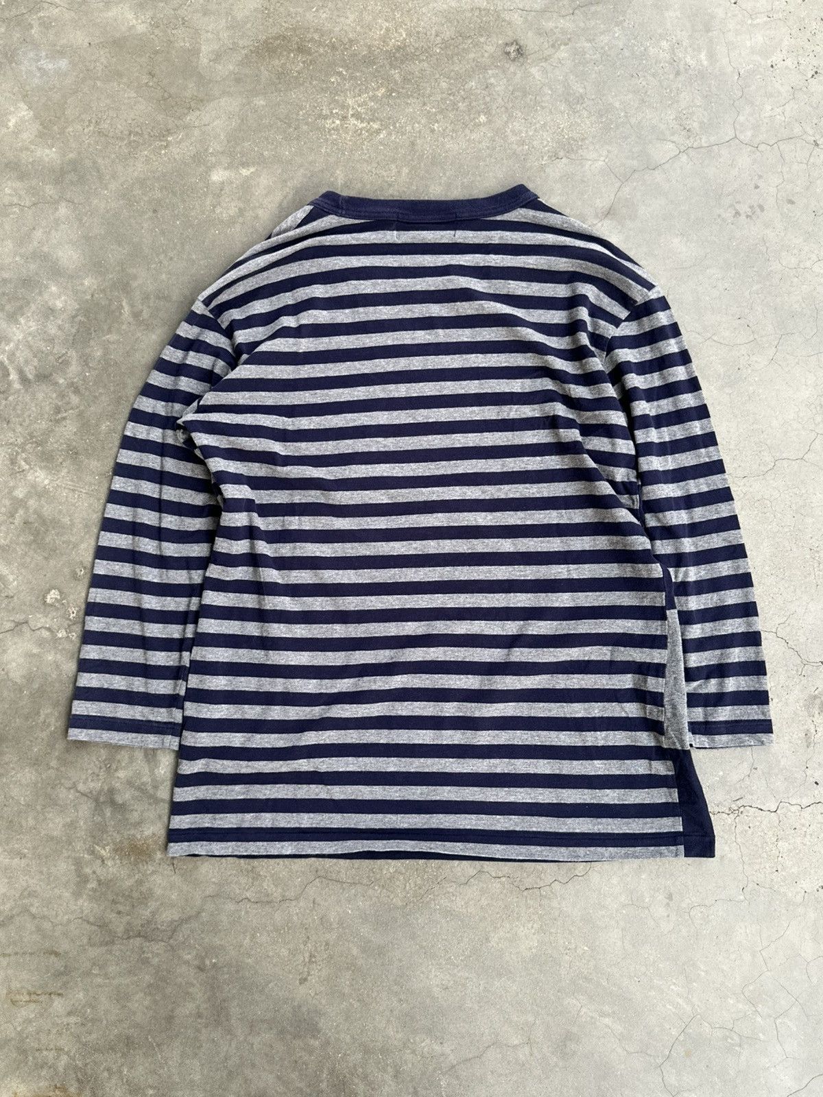CABANE de ZUCCa CABANE de ZUCCa Stripe Half Sleeve Shirt Size US M / EU 48-50 / 2 - 2 Thumbnail