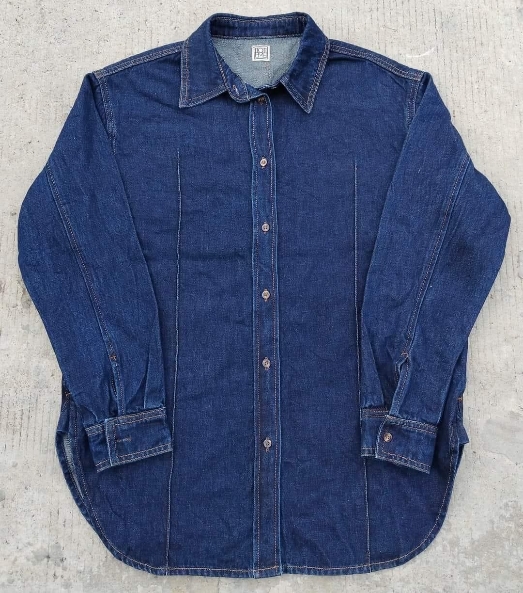 image of Luxury Toteme in Denim Blue, Men's (Size Large)