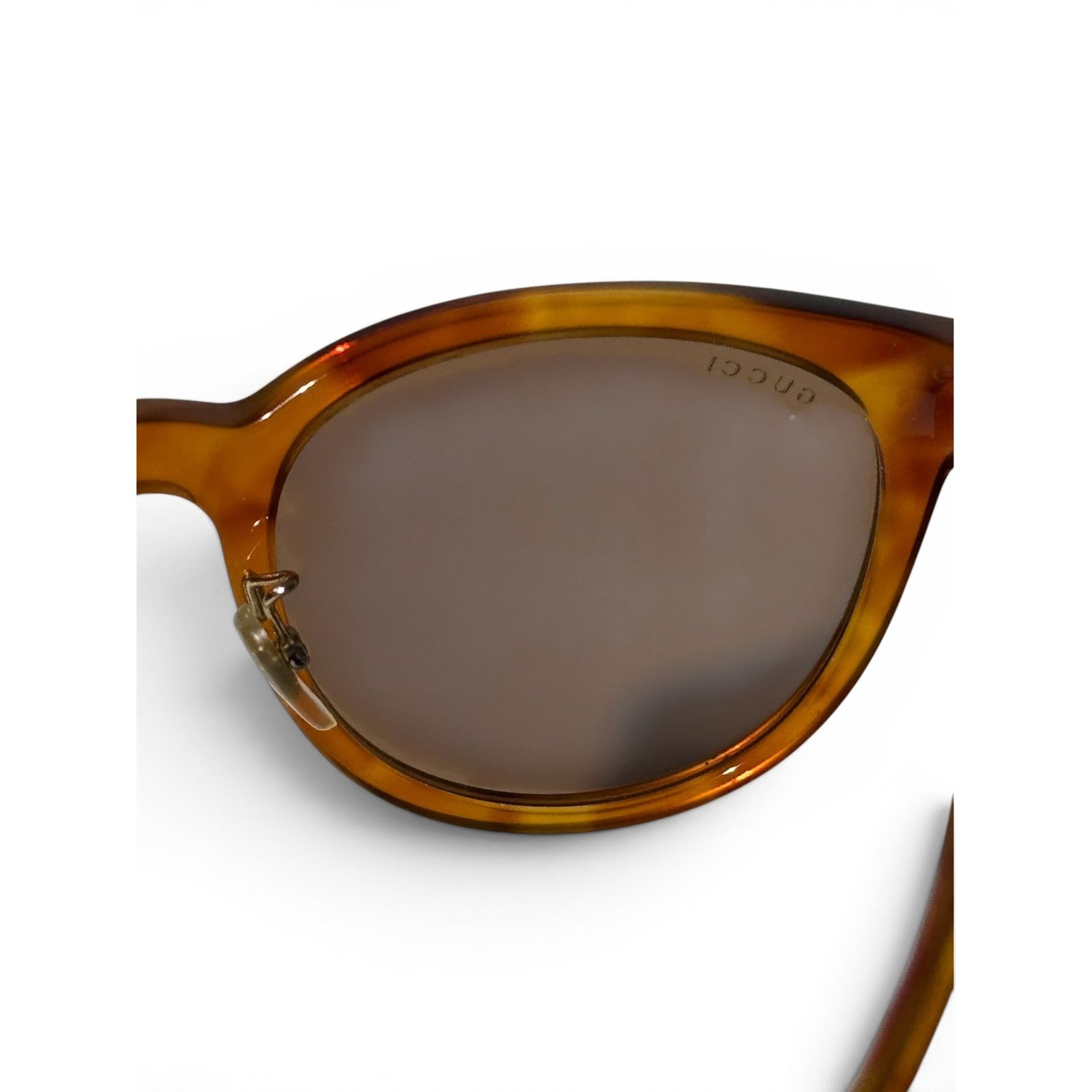 Gucci Gucci Oval Tortoise Sunglasses Size ONE SIZE - 10 Thumbnail