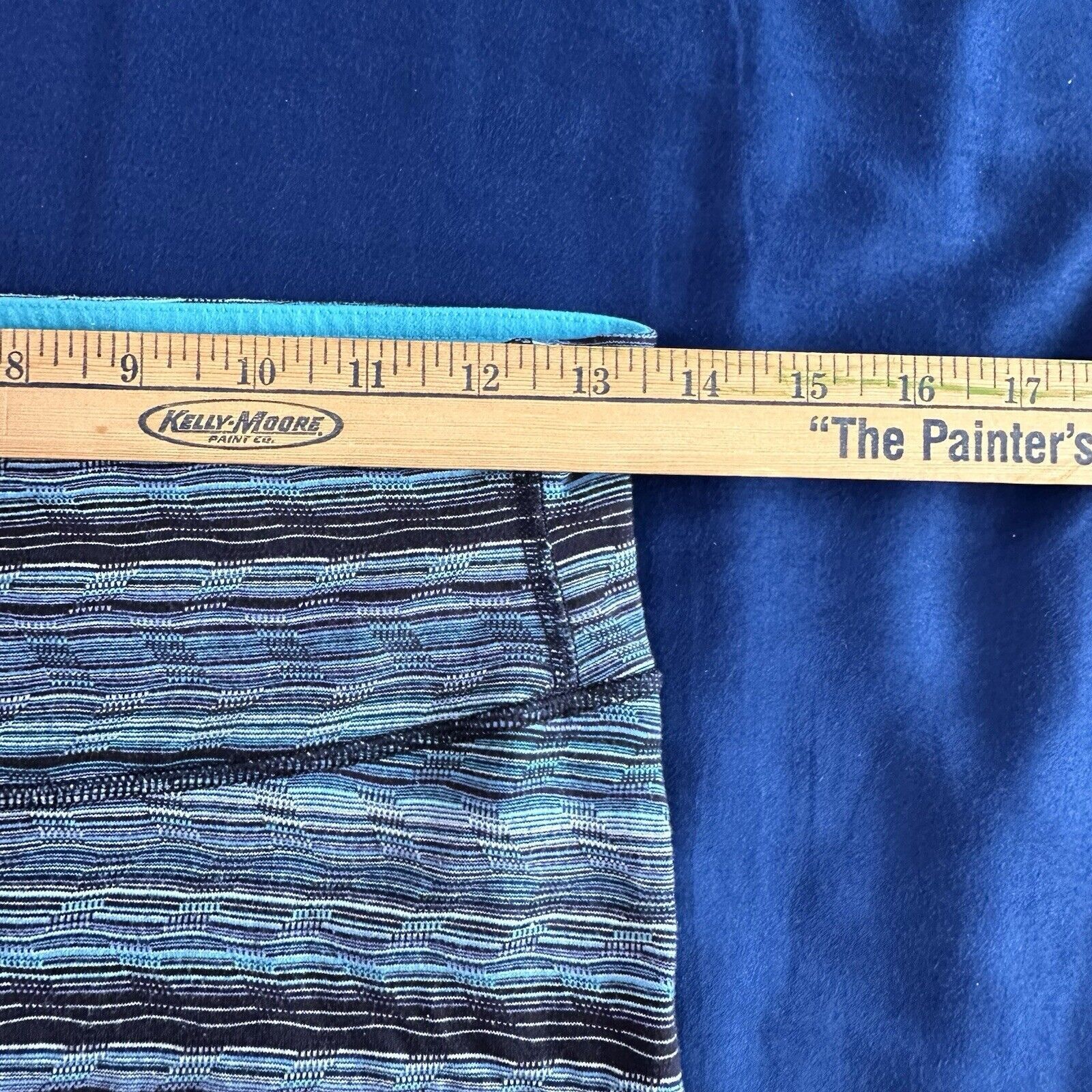 Lululemon lululemon wunder under leggings 6 Blue Green Yoga Pants Size 28" / US 6 / IT 42 - 2 Thumbnail