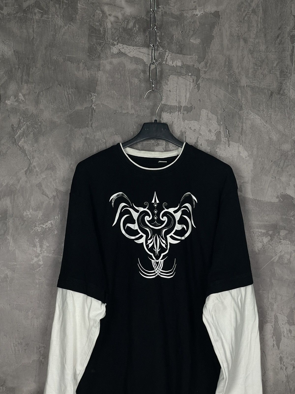 If Six Was Nine × Japanese Brand × Le Grande Bleu (L.G.B.) TRIBAL JAPANESE LONG SLEEVE 2ND SLEEVE STREETWEAR TEE Size US XL / EU 56 / 4 - 2 Thumbnail