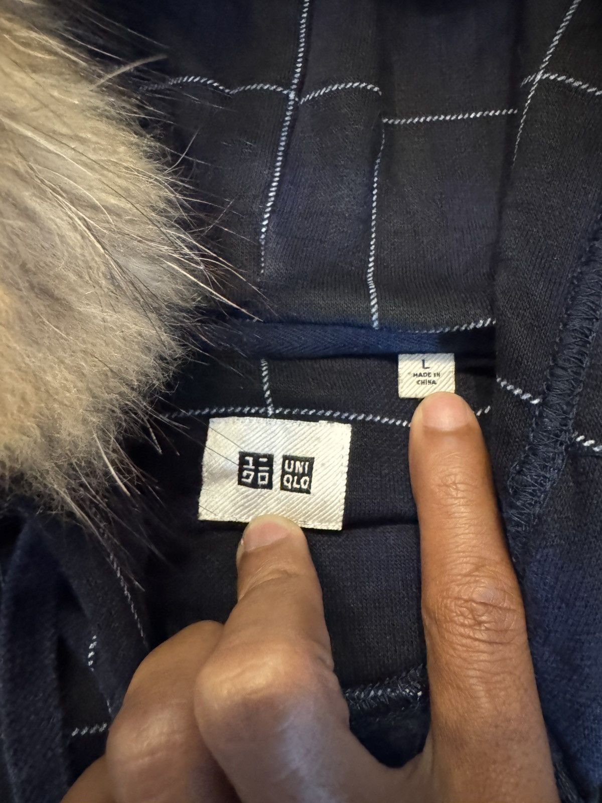 Japanese Brand JAPANESE STYLE BY UNIQLO WITH FUR ZIP HOODIE Size US L / EU 52-54 / 3 - 5 Thumbnail