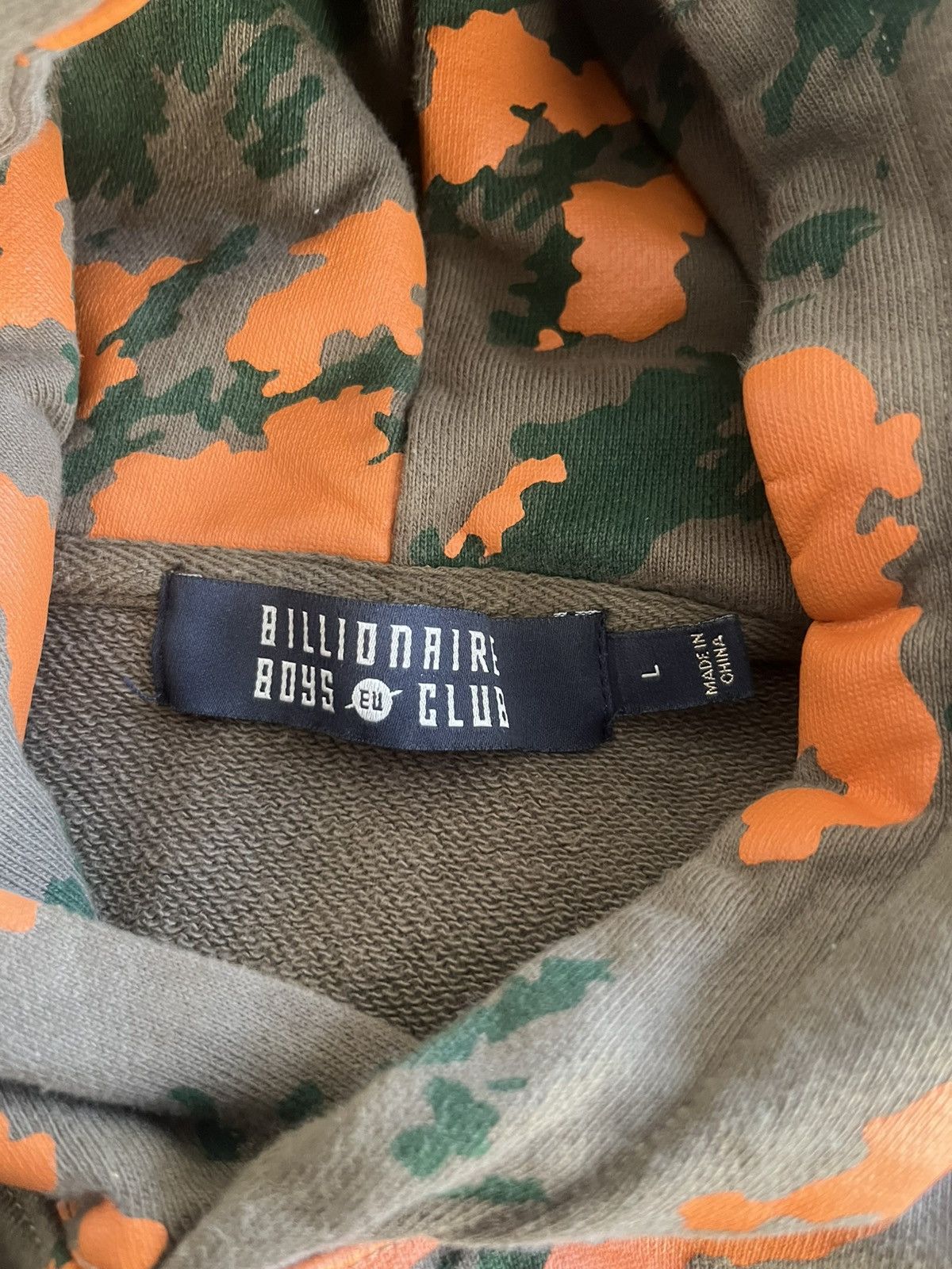 Billionaire Boys Club Billionaire Boys Camo Print Logo Hoodie Green Size US L / EU 52-54 / 3 - 7 Thumbnail