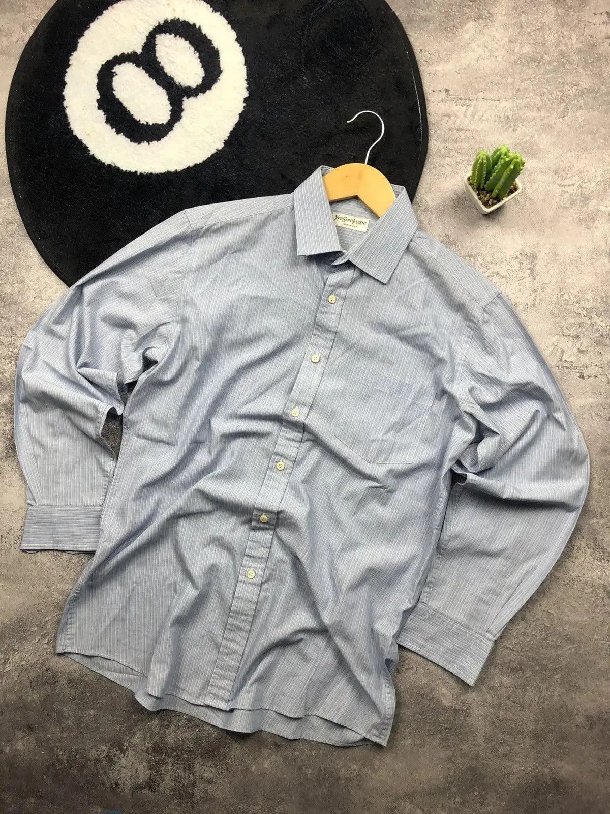 Yves Saint Laurent YVES SAINT LAURENT Vintage Button Up Shirt Luxury 16 32/33 Size US L / EU 52-54 / 3 - 1 Thumbnail