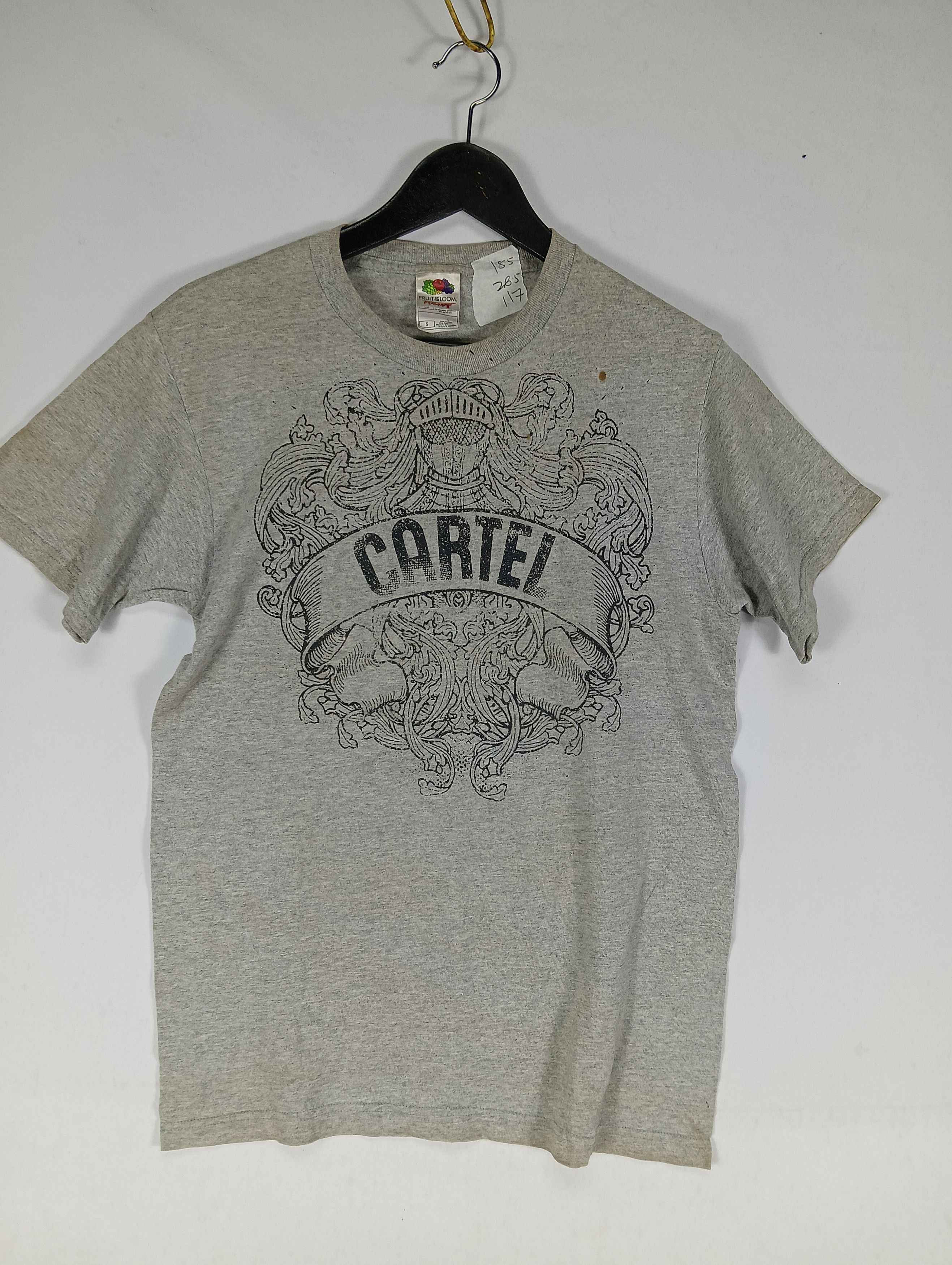 Fruit Of The Loom × Vintage cartel big logo tee Size US S / EU 44-46 / 1 - 1 Thumbnail