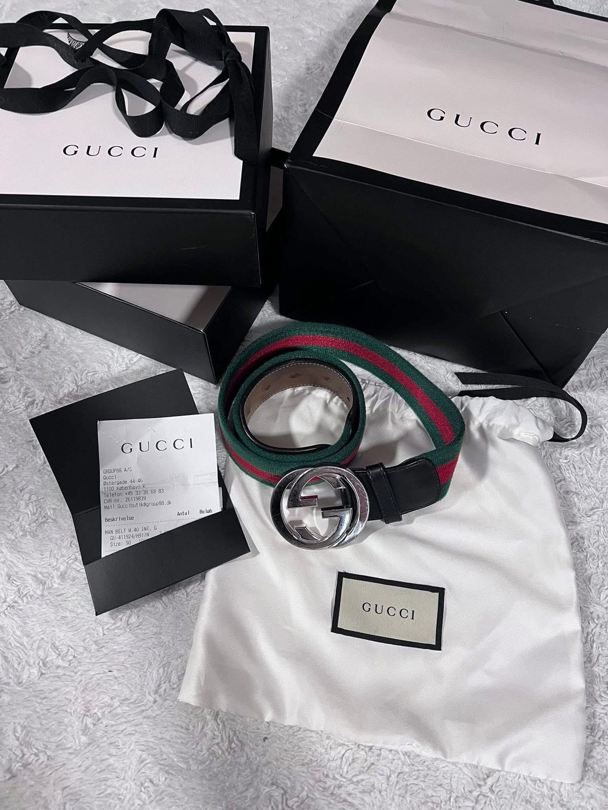 Gucci Gucci Multicore Web Belt Size ONE SIZE - 1 Thumbnail