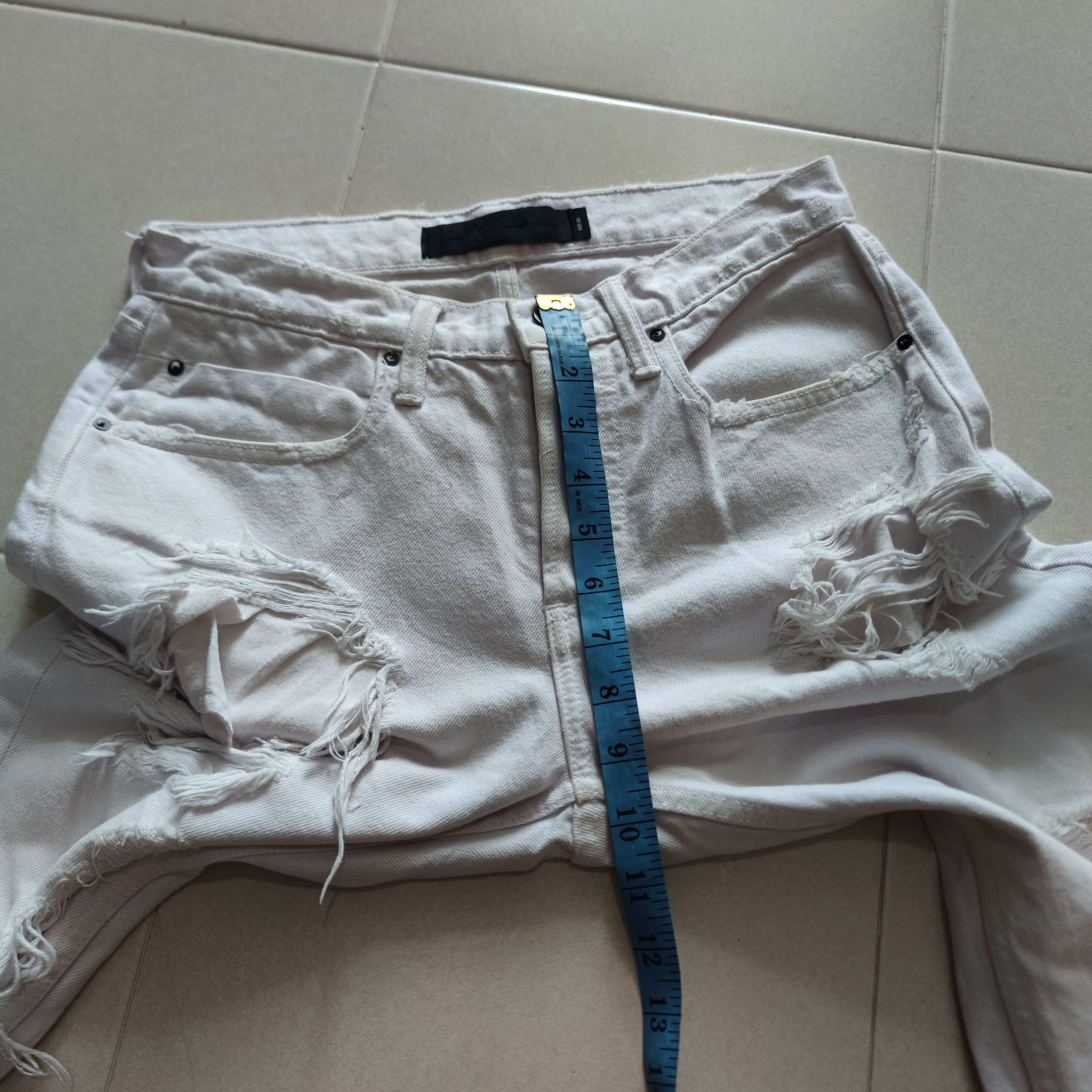 Alexander Wang DENIM X ALEXANDER WANG RIVAL DISTRESSED DESIGN DENIM Size 28" / US 6 / IT 42 - 13 Thumbnail