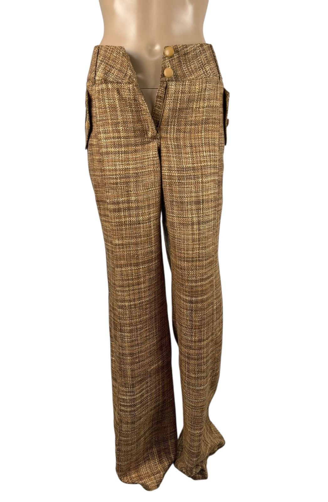 Other Tarun Tahiliani Cotton Pants Bootcut Knit size M Size 28" / US 6 / IT 42 - 7 Thumbnail