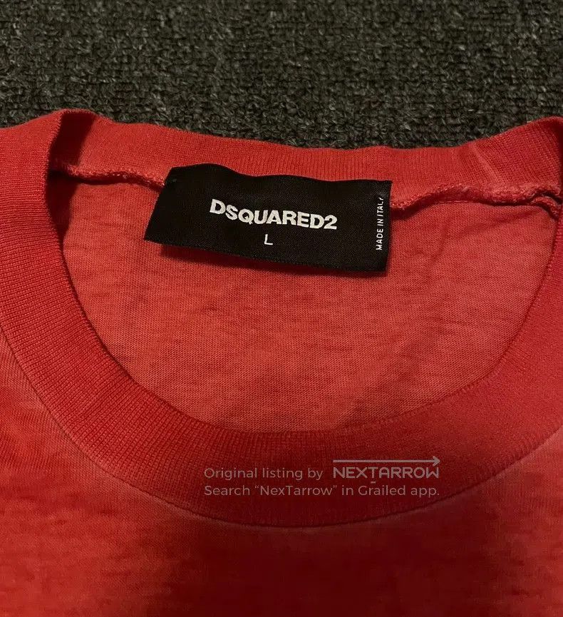 Dsquared2 Dsquared2 Red Graphic Short Sleeve T. Size US L / EU 52-54 / 3 - 3 Thumbnail