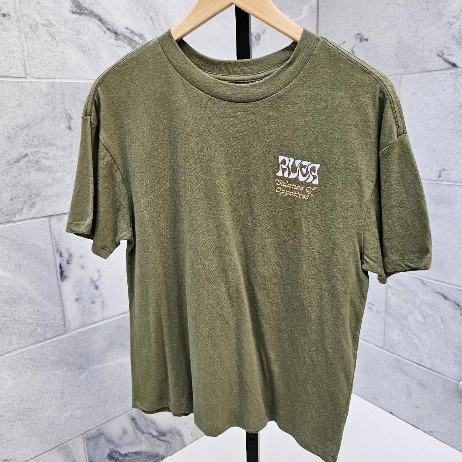 RVCA RVCA Army Green Shirt Size S / US 4 / IT 40 - 1 Thumbnail