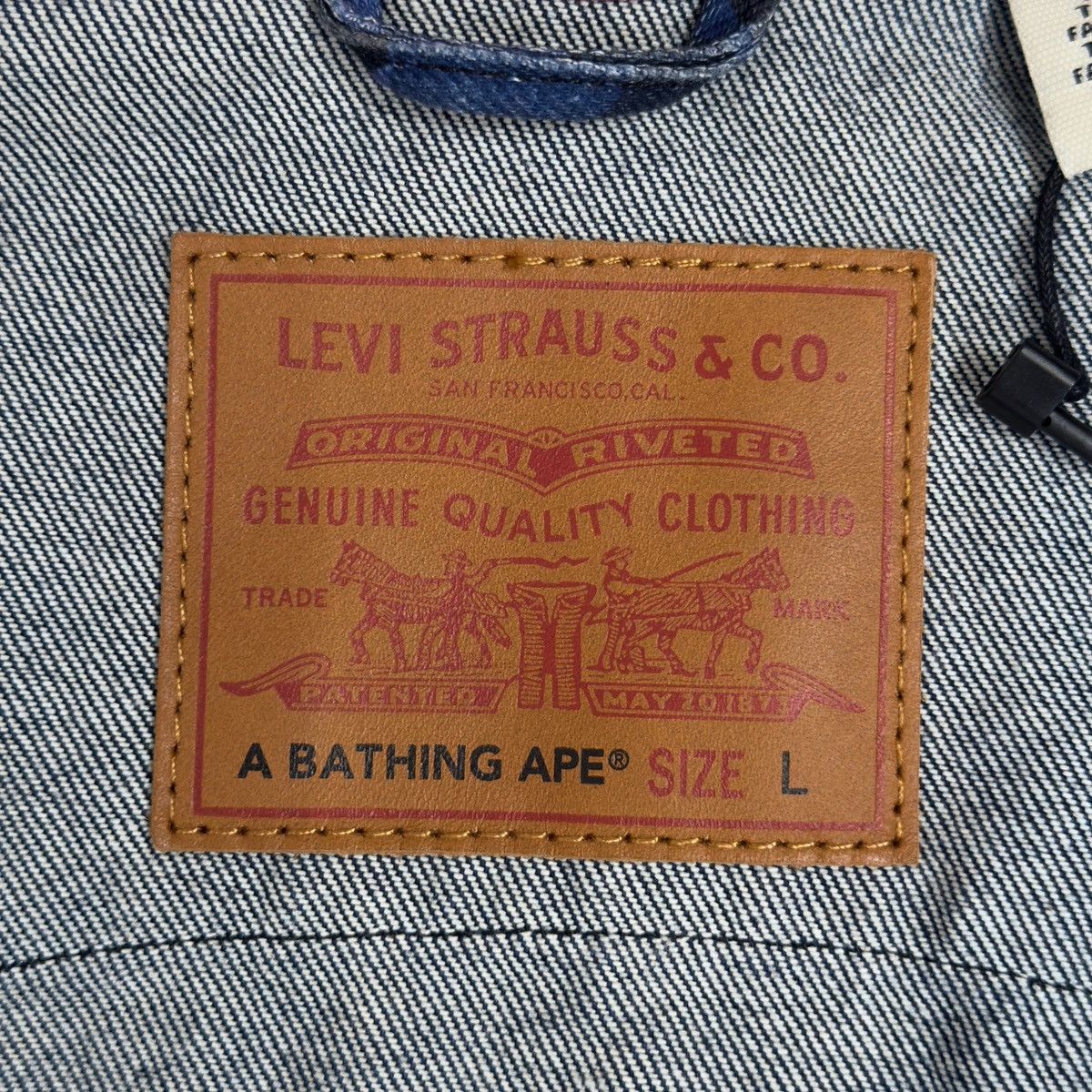 Bape × Levi's Bape x Levi’s Camo Trucker Jacket Multicolor 2021 Size US L / EU 52-54 / 3 - 9 Thumbnail