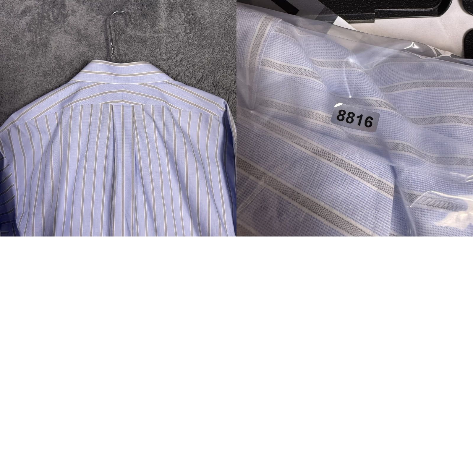 Brooks Brothers Brooks Brothers Shirt Mens 18 - 4/5 Regent 346 Slim Non Iron Dress Notch Collar Blue Size 48R - 8 Thumbnail