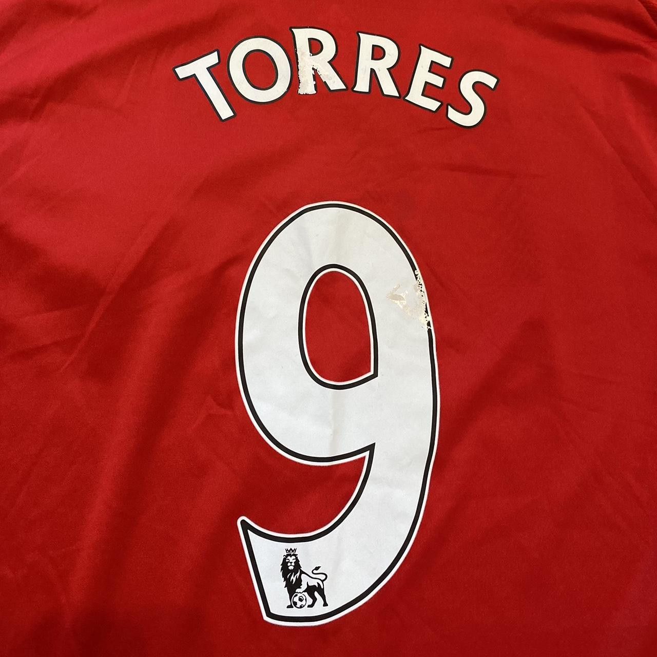 Adidas 2008-09 *9 Torres Liverpool Adidas Home Carlsberg Shirt Size US XXL / EU 58 / 5 - 3 Thumbnail