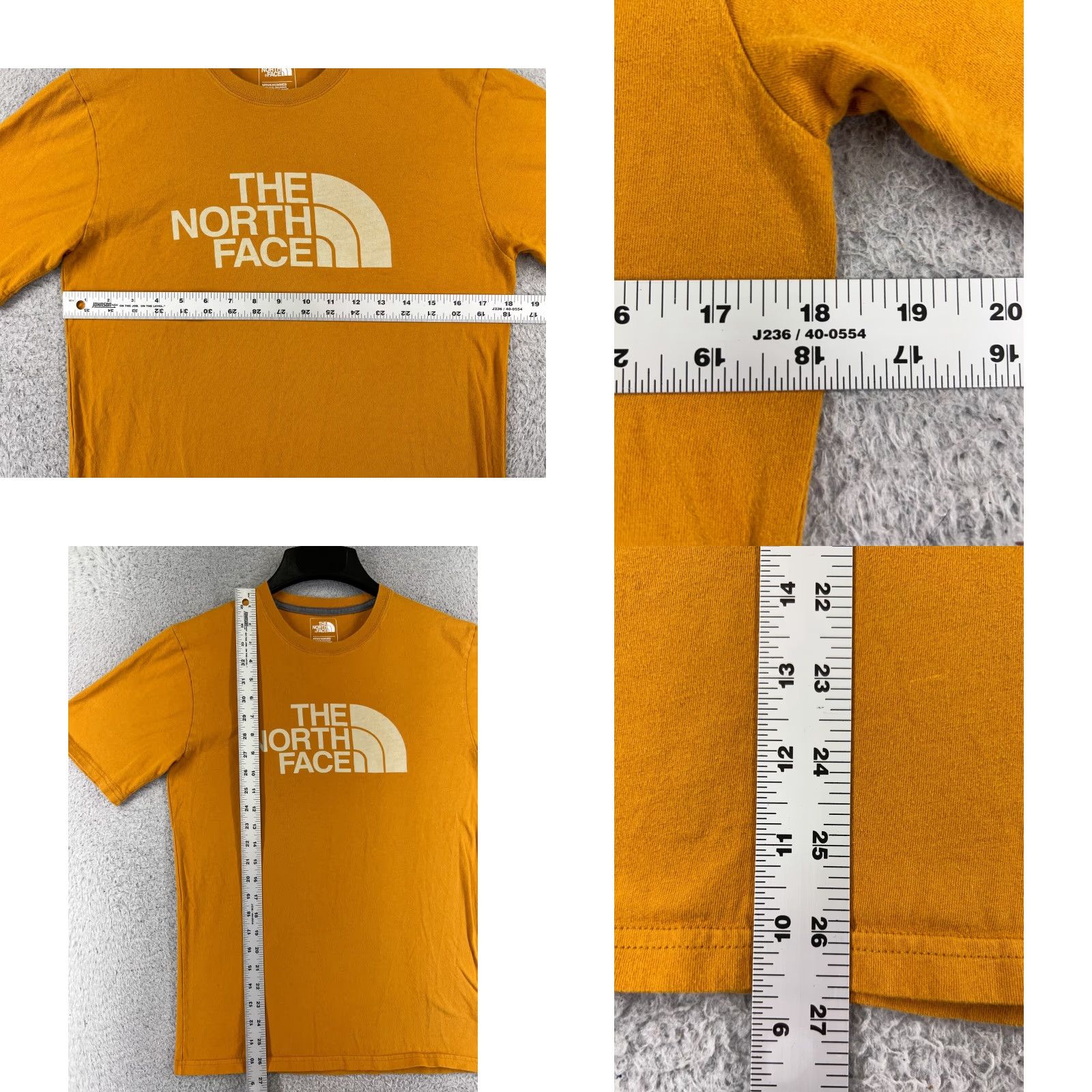 The North Face The North Face Shirt Men Small Yellow Short Sleeve Crew Neck 100% Cotton Size US S / EU 44-46 / 1 - 8 Thumbnail