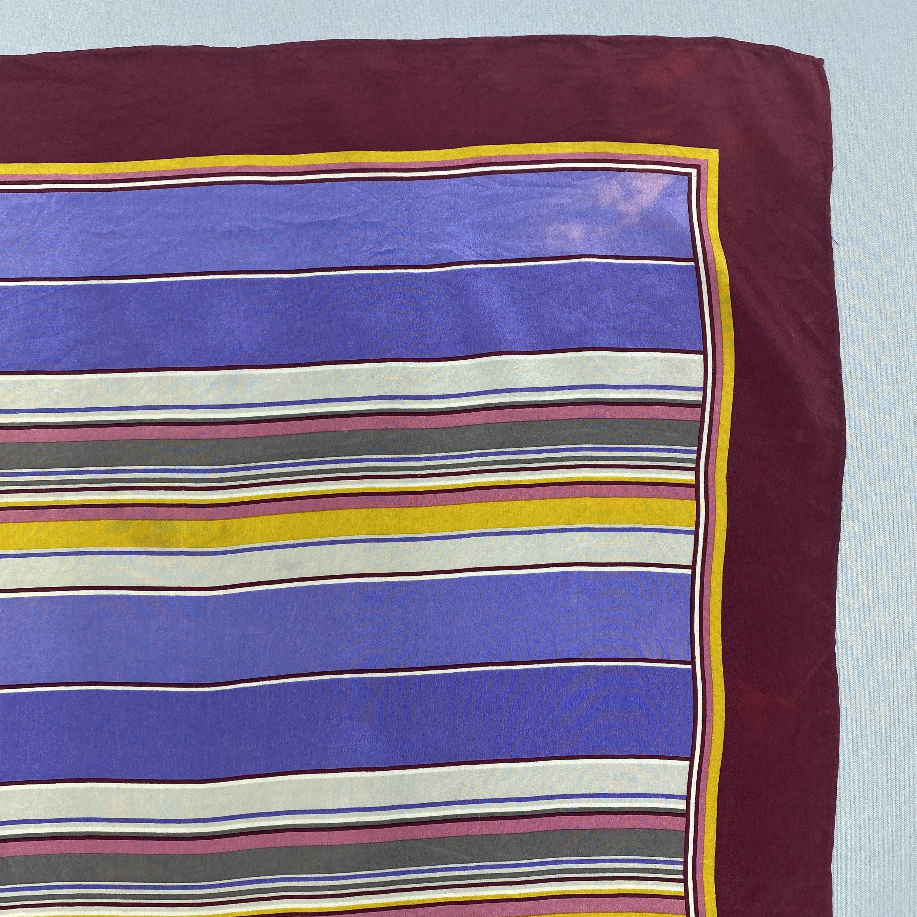 Japanese Brand Vintage Elle SILK Scarf Twill Stole Wraps Scarves Size ONE SIZE - 6 Thumbnail