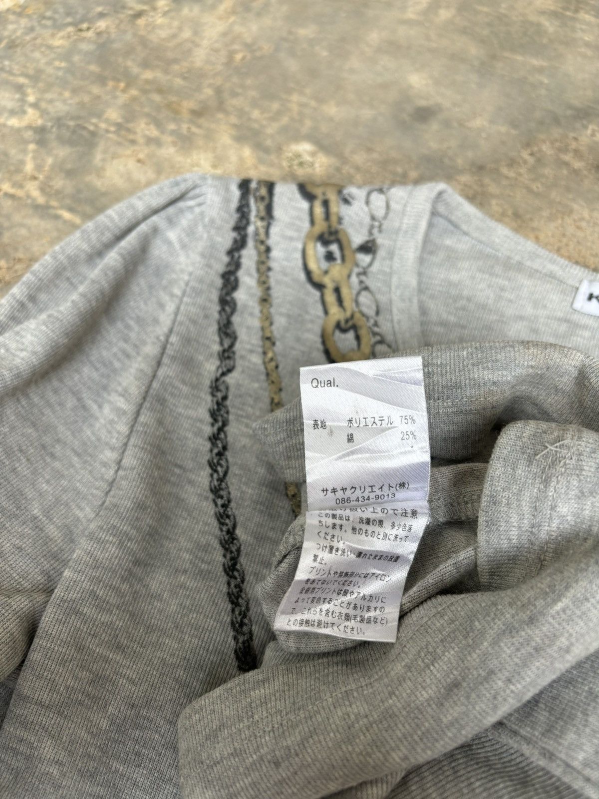 If Six Was Nine × Japanese Brand × Tornado Mart Y2k Know Beas necklace style Longsleeve Size M / US 6-8 / IT 42-44 - 5 Thumbnail