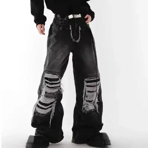 Japanese Brand Japanese Opium Ripped pants Size US 28 / EU 44 - 2 Thumbnail