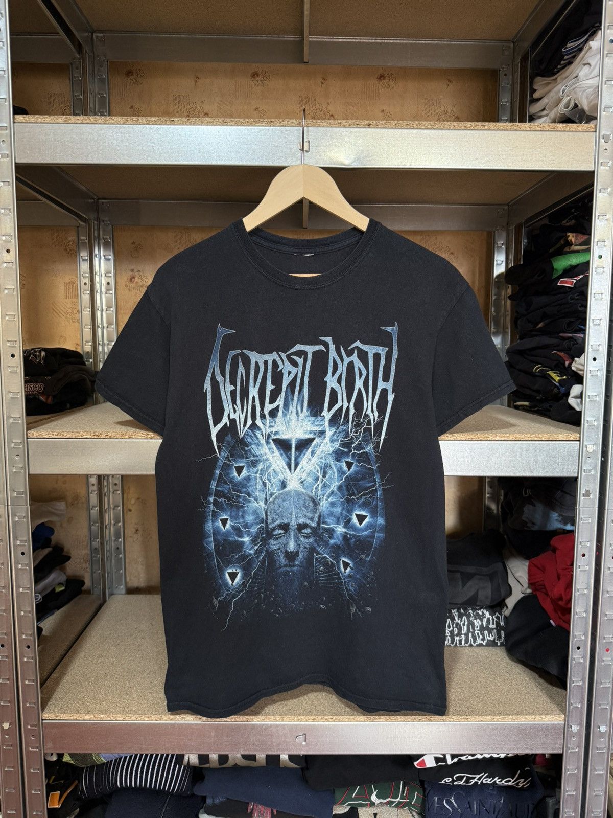 Band Tees × Vintage Vintage 2000’s Decrepit Birth Rock Band T-Shirt Y2K Hype Size US S / EU 44-46 / 1 - 1 Thumbnail