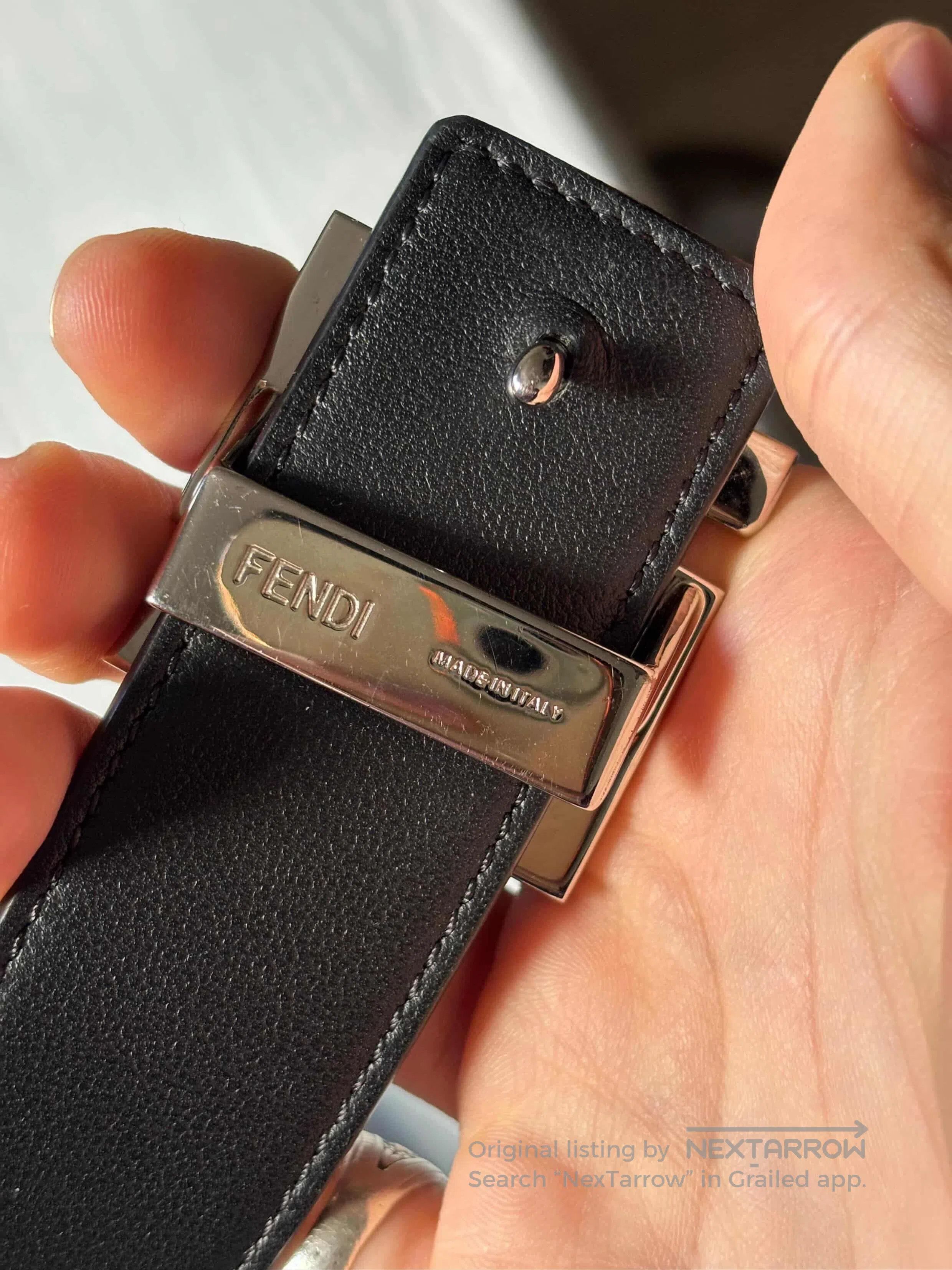Fendi Fendi FF Logo Buckle Belt . Size ONE SIZE - 3 Thumbnail