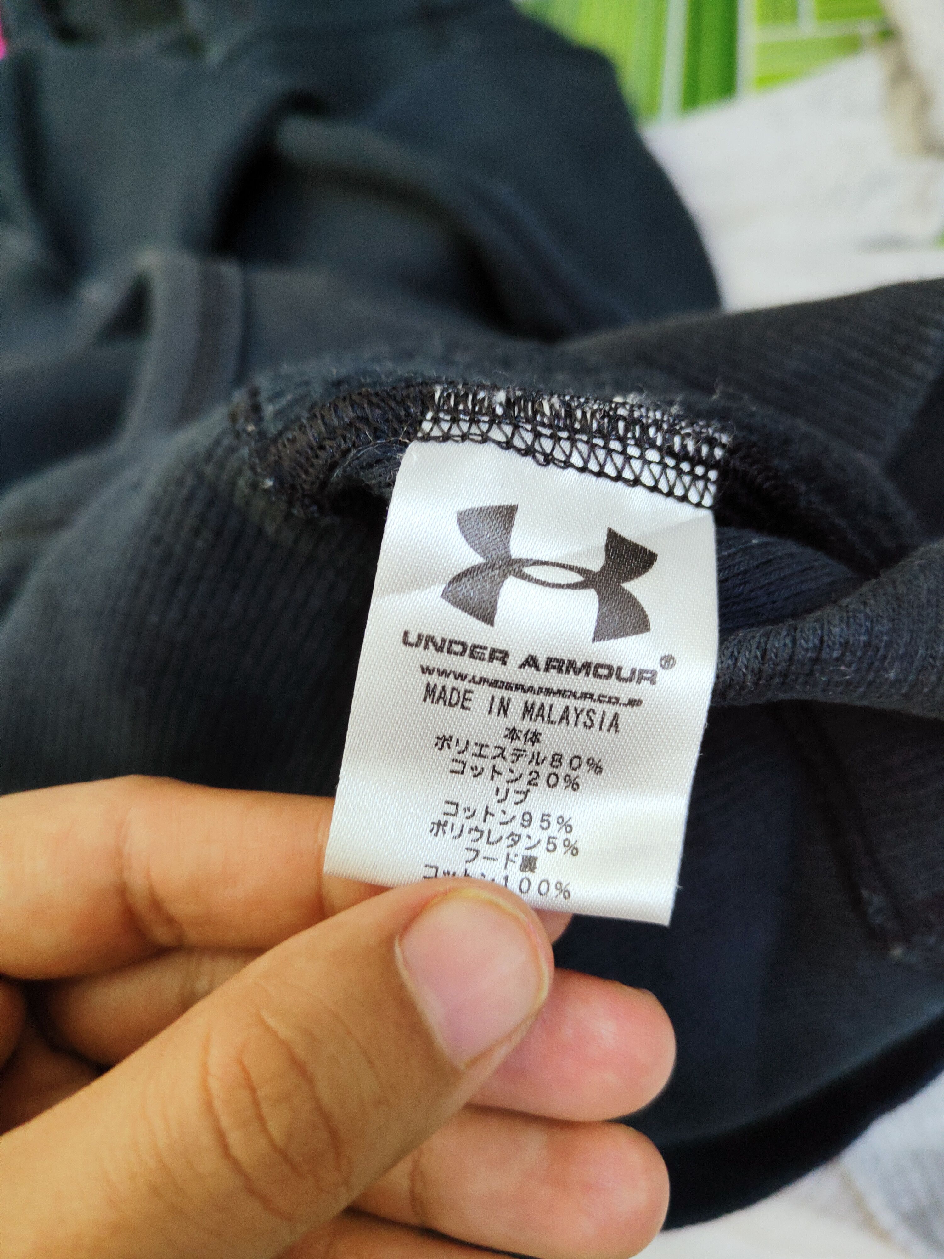 Under Armour × Vintage Vintage Stuff - Under Armour Navy Hoodie Sweaters Size S / US 4 / IT 40 - 12 Thumbnail
