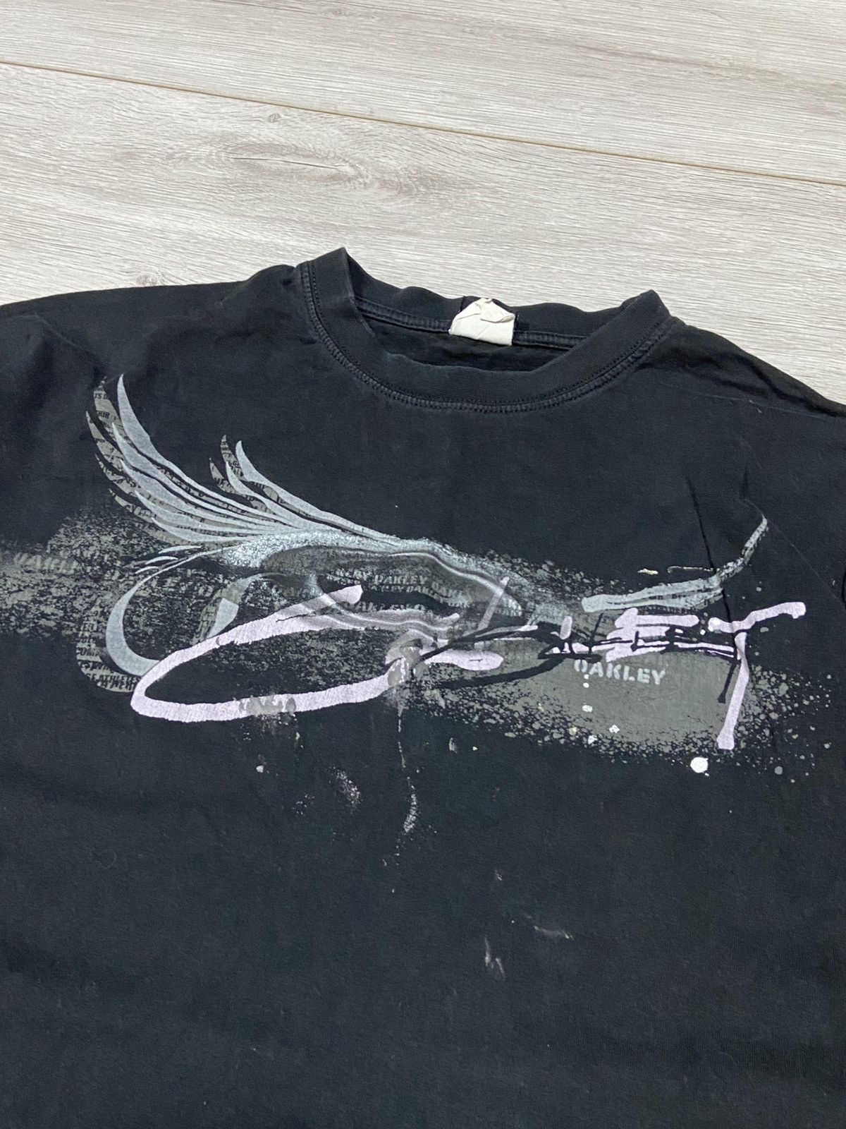 Oakley Oakley vintage curcle big print t-shirt Size US L / EU 52-54 / 3 - 5 Thumbnail