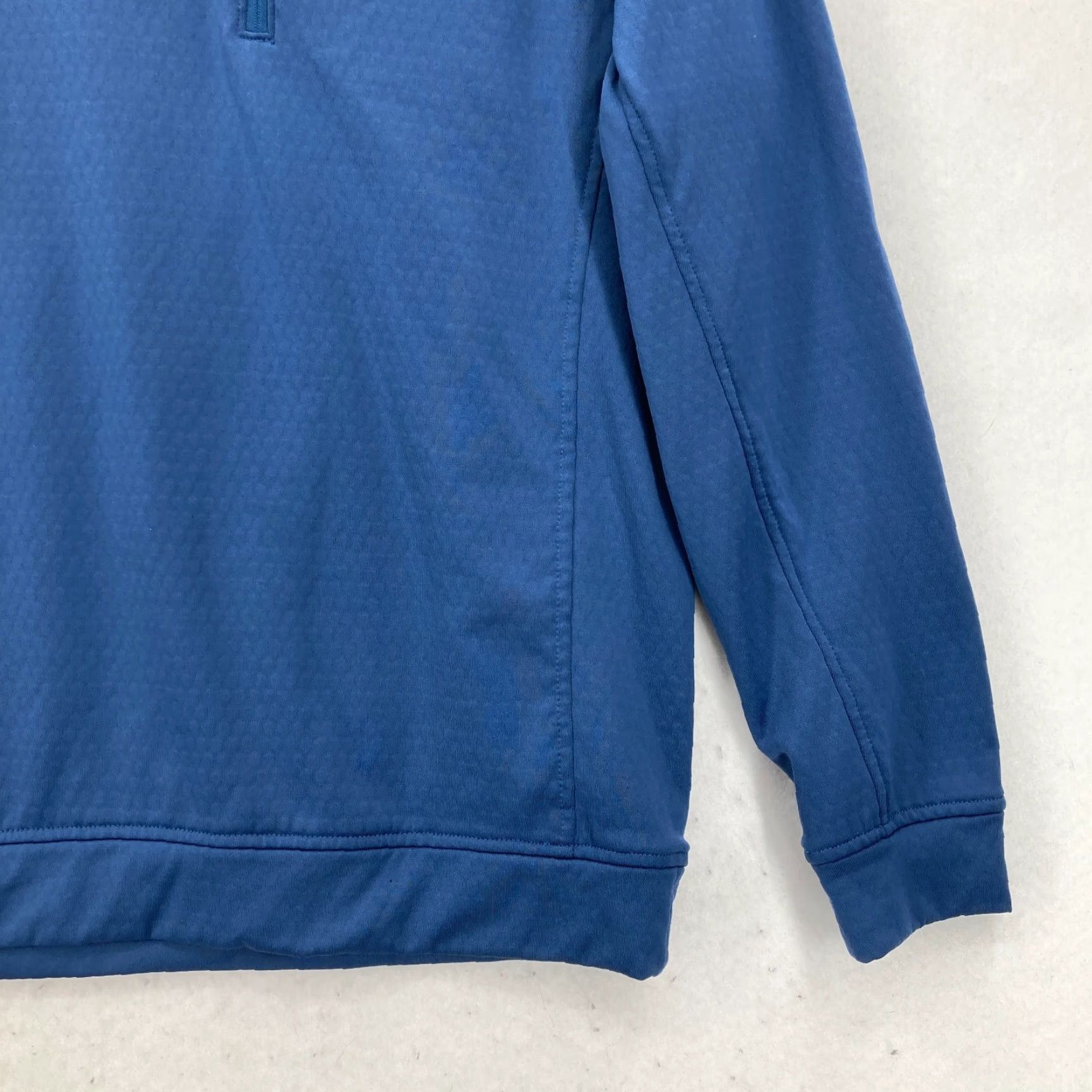 Vineyard Vines Vineyard Vines Golf Sway 1/4 Zip Pullover Mens Small Blue Geometric Honeycomb Shirt Size US S / EU 44-46 / 1 - 3 Thumbnail