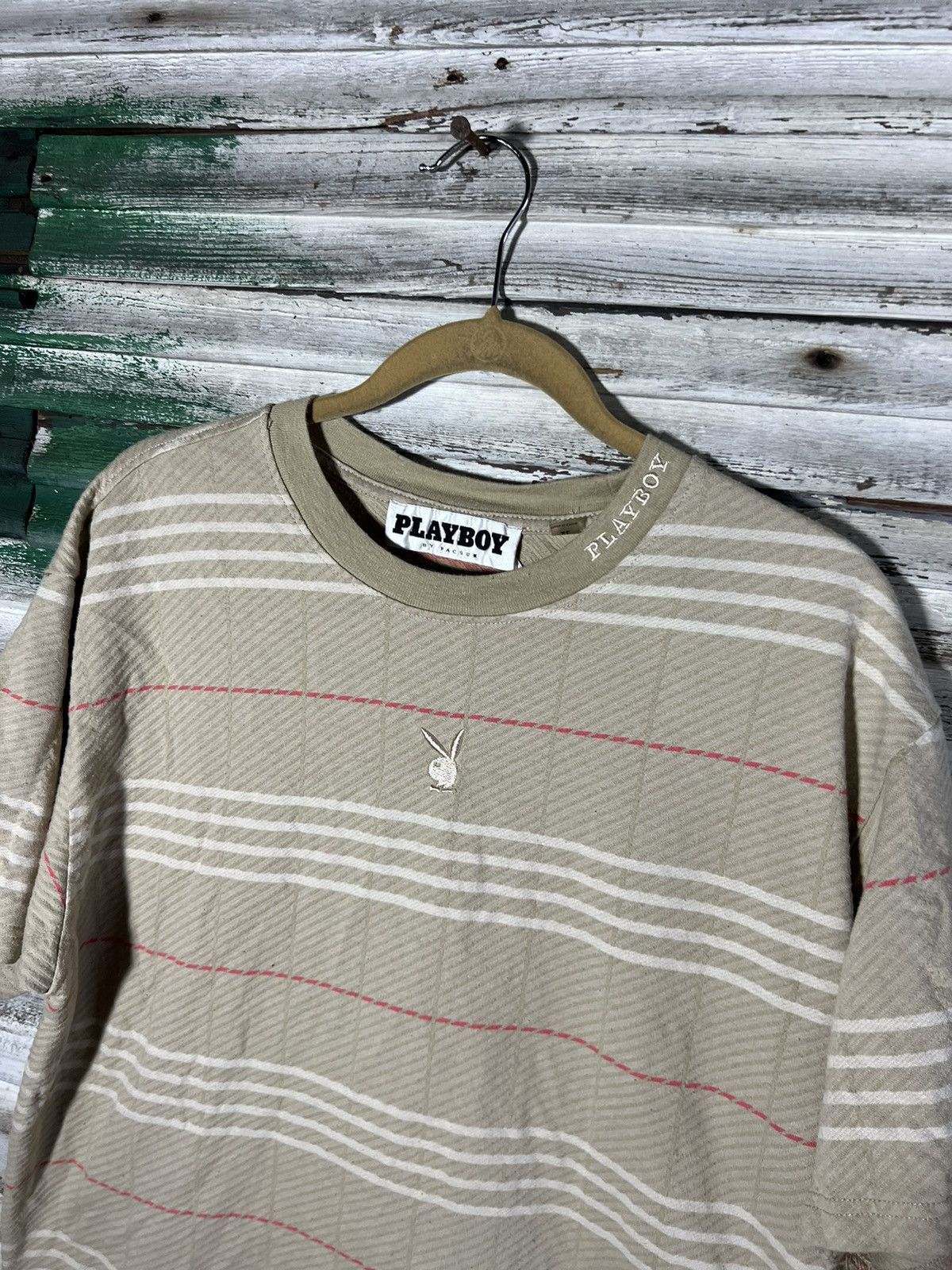 Playboy Playboy Striped Shirt Size US XL / EU 56 / 4 - 3 Thumbnail