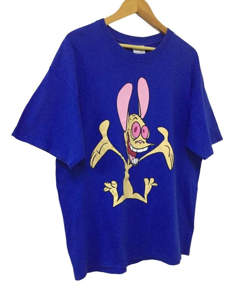 Cartoon Network × Vintage VINTAGE COURAGE THE COWARDLY DOG HORROR ANIMATED TSHIRT Size US XL / EU 56 / 4 - 2 Thumbnail