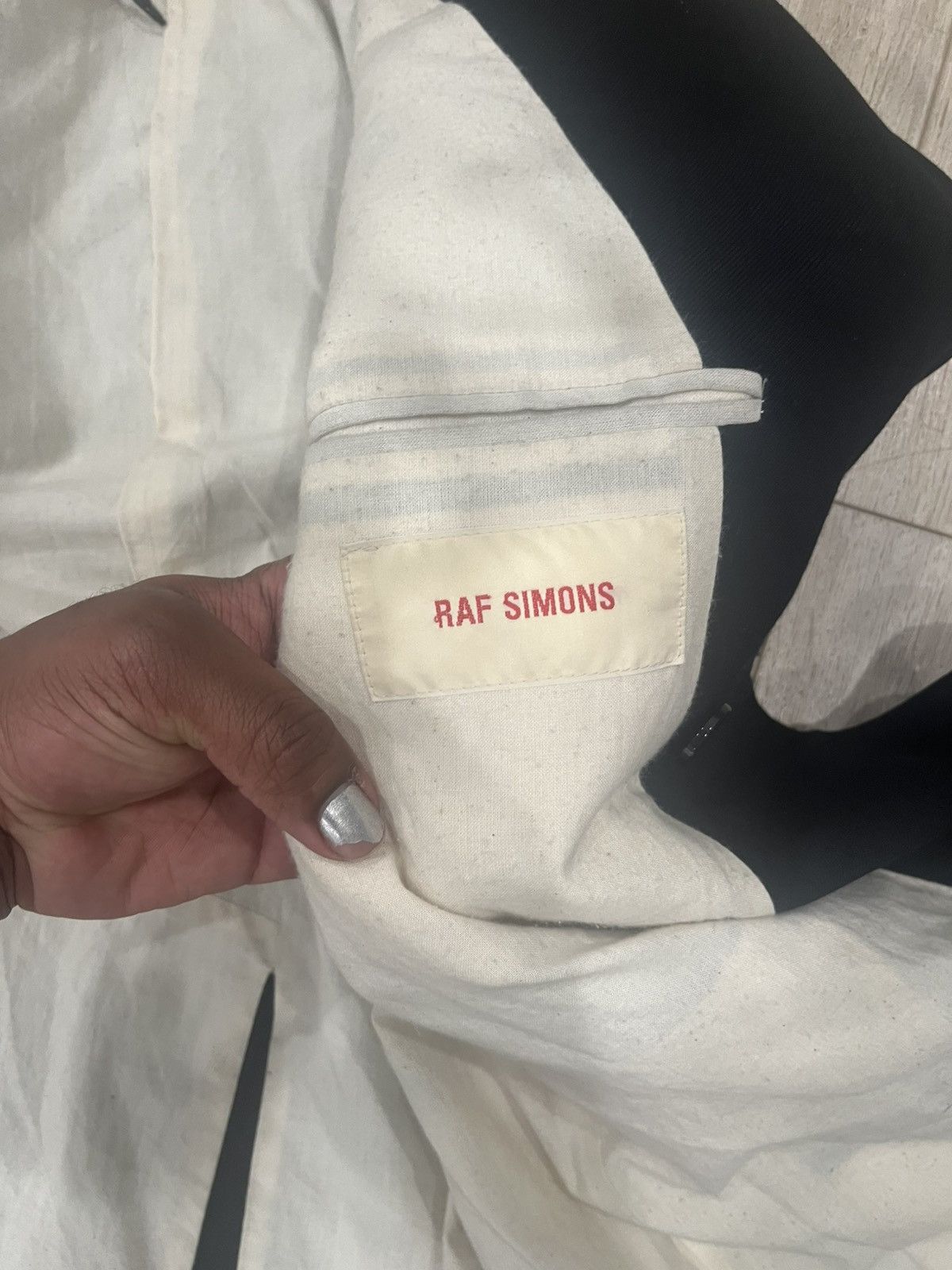 Raf Simons Raf Simons Sleeveless Cut Blazer Size 50R - 6 Thumbnail