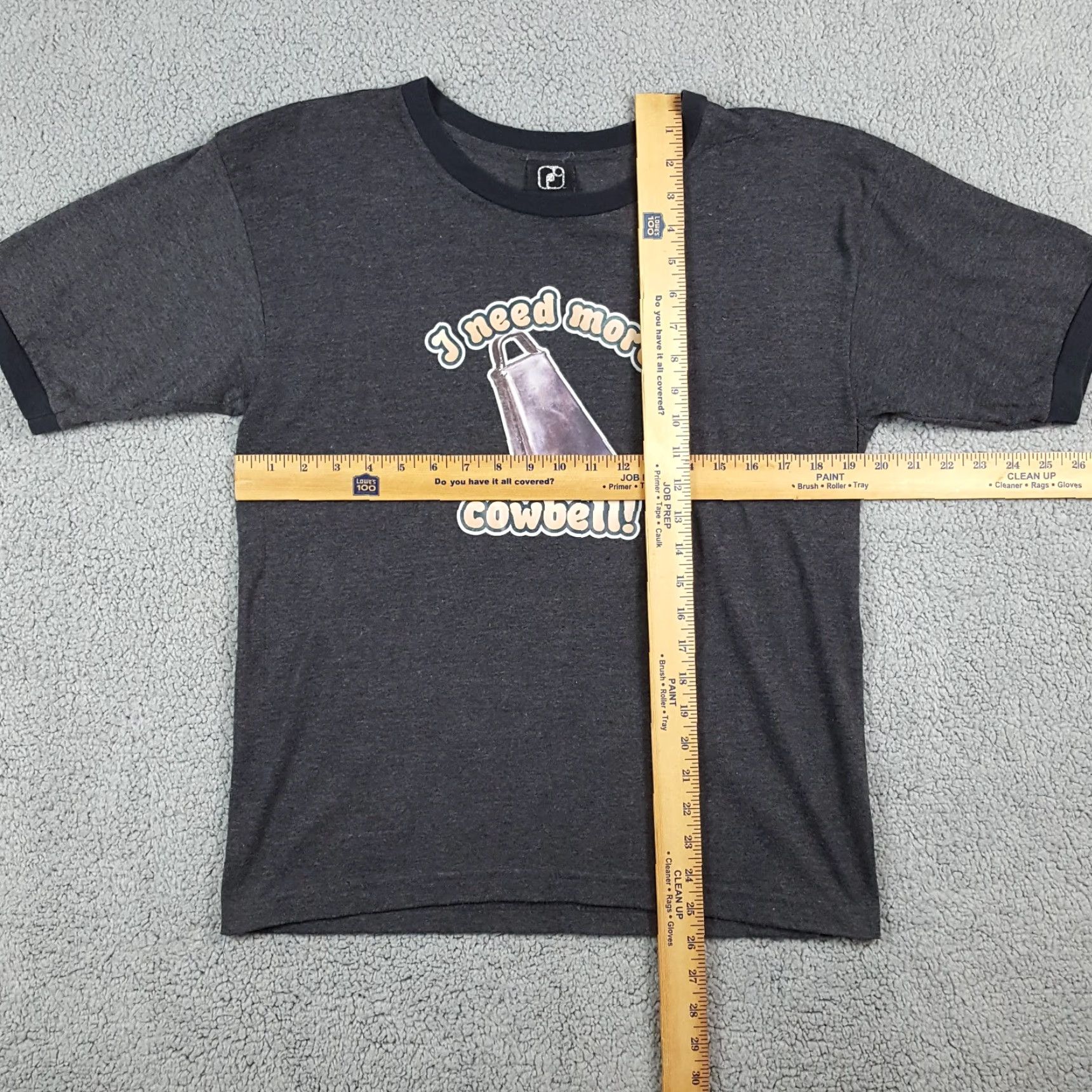 Vintage VINTAGE SNL More Cowbell TV Promo T Shirt - RJ Men’s Shirt M Gray 90s Y2K Funny Retro Logo Embroidered Size US M / EU 48-50 / 2 - 5 Thumbnail
