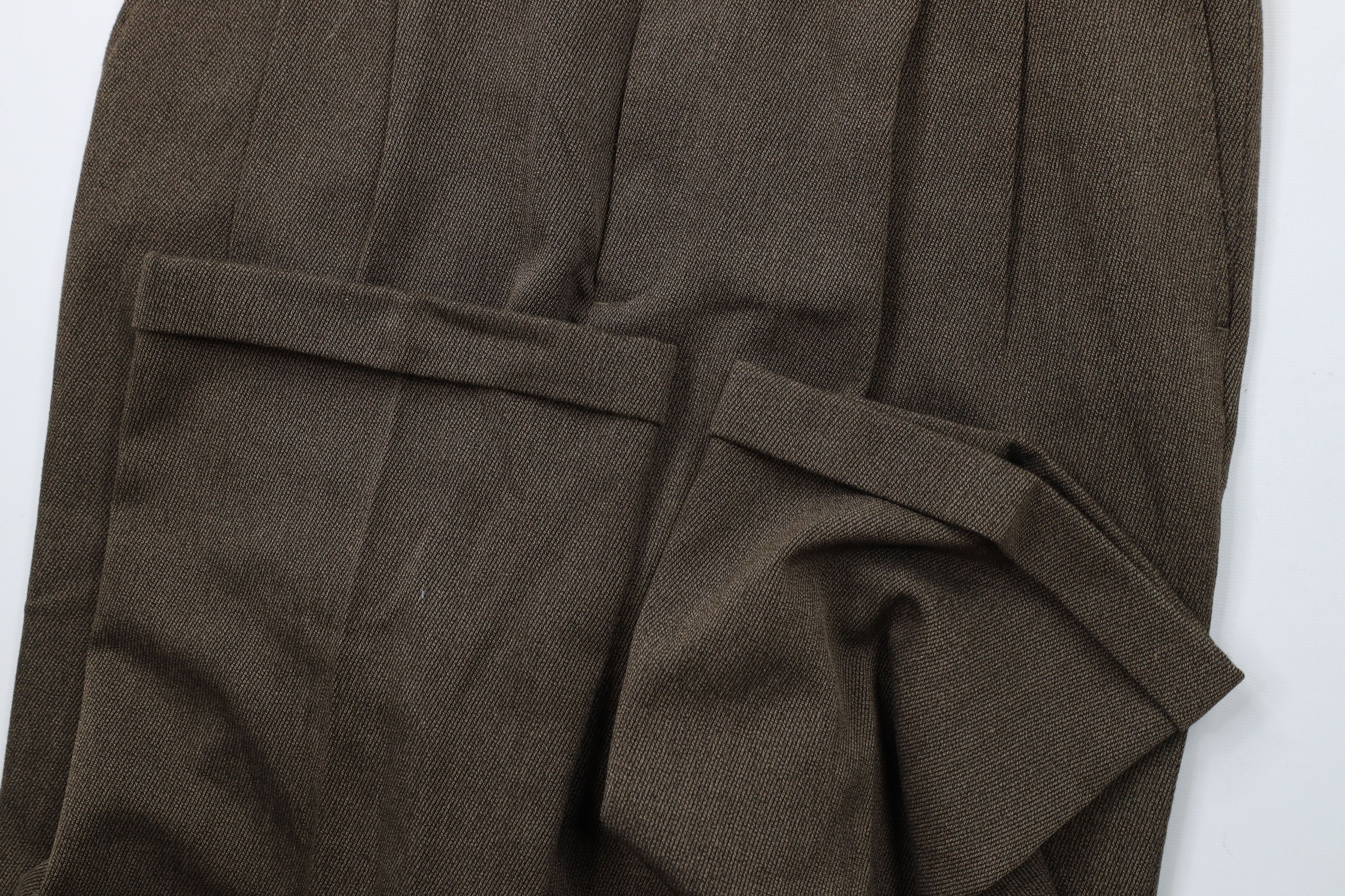 Vintage Vintage 90s Streetwear Whipcord Wide Leg Chino Pants Brown Size US 36 / EU 52 - 6 Thumbnail