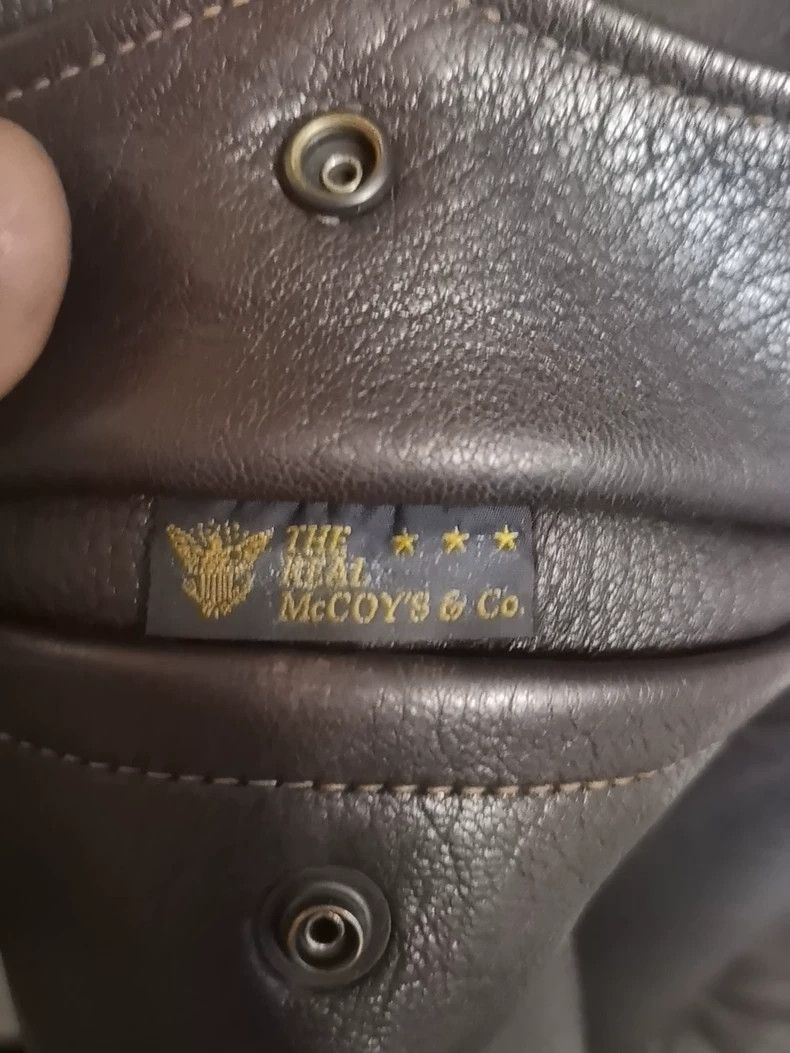 The Real McCoy's The Real McCoys a2 Leather Jacket Size US L / EU 52-54 / 3 - 4 Thumbnail