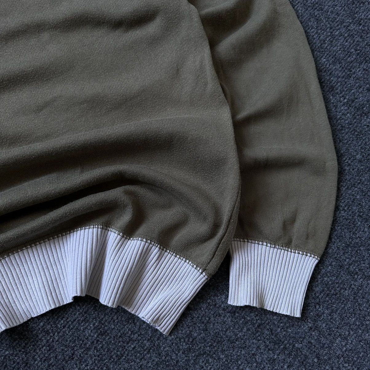 Le Grande Bleu (L.G.B.) VTG Knit V Neck Sweater Vintage Green Y2K 00s Size M Grunge Size US M / EU 48-50 / 2 - 13 Thumbnail