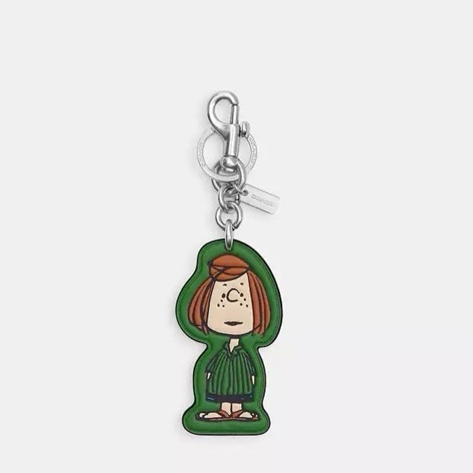 Coach NWT Coach x Peanuts Patty Bag Charm CBG57 Kelly Green Multi Size ONE SIZE - 5 Thumbnail