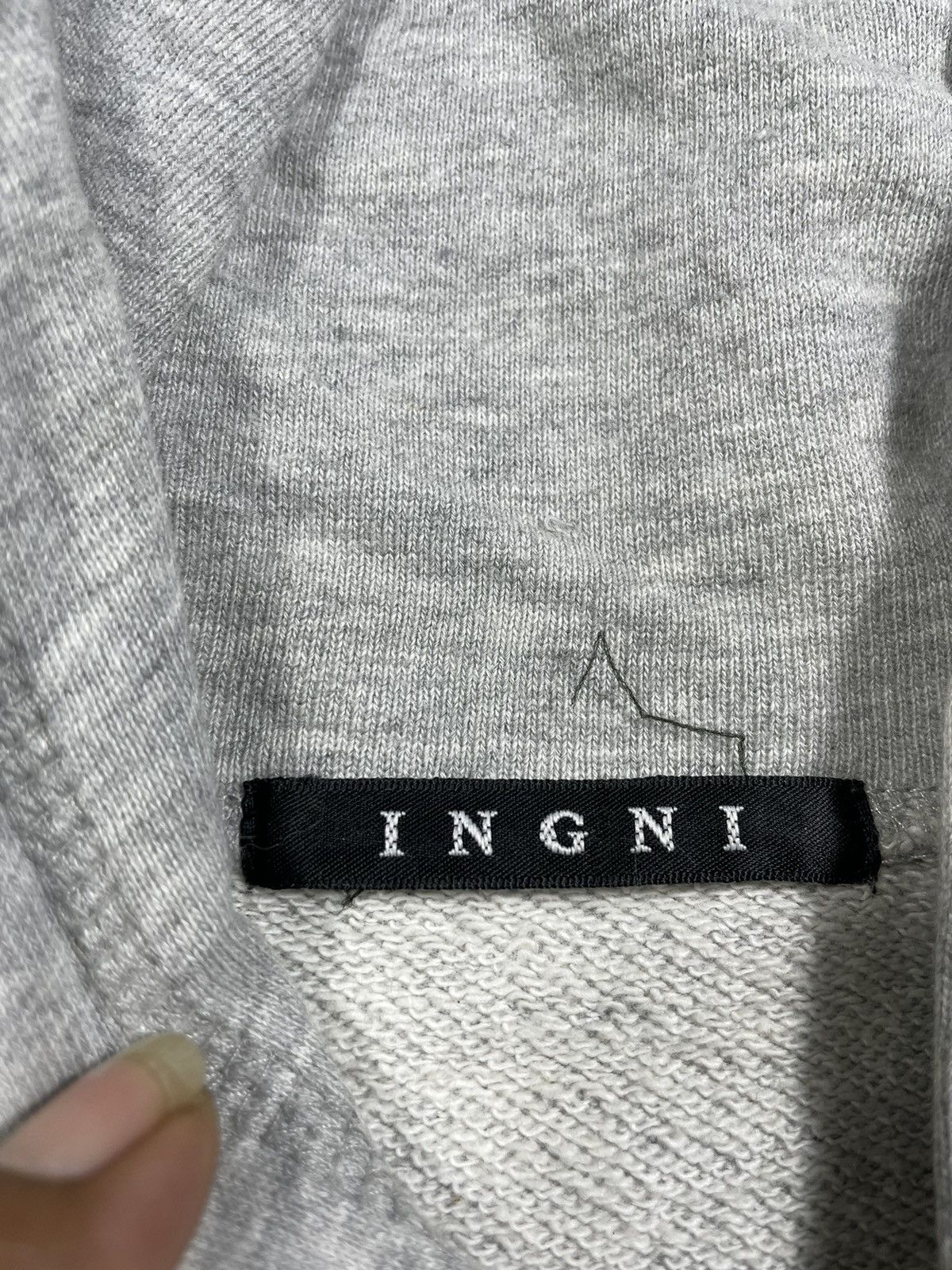 Japanese Brand studded ingni hoodie gothic ifsixwasnine style Size US M / EU 48-50 / 2 - 7 Thumbnail