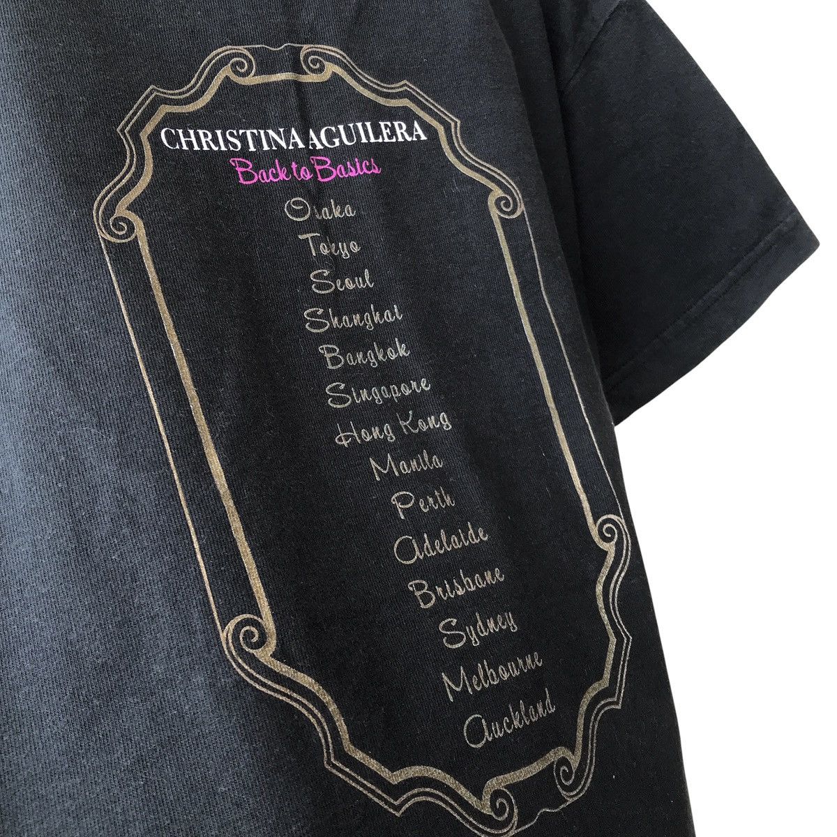Band Tees Christina Aguilera Back To Basics World Tour Shoot Kids Tee Size S / US 4 / IT 40 - 4 Thumbnail