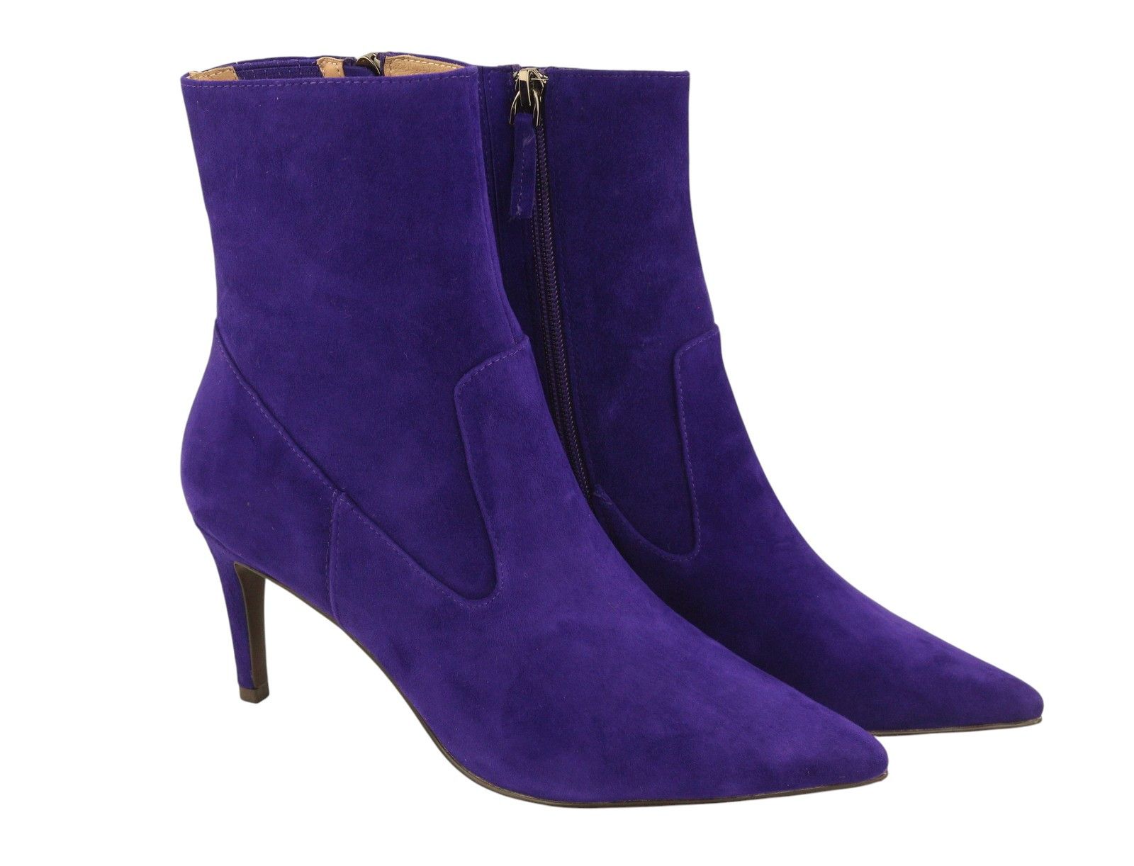 Other BIBI LOU AUREA EU37 Blue Suede Leather Pointed Toe 87548 Size US 6 / IT 36 - 2 Thumbnail