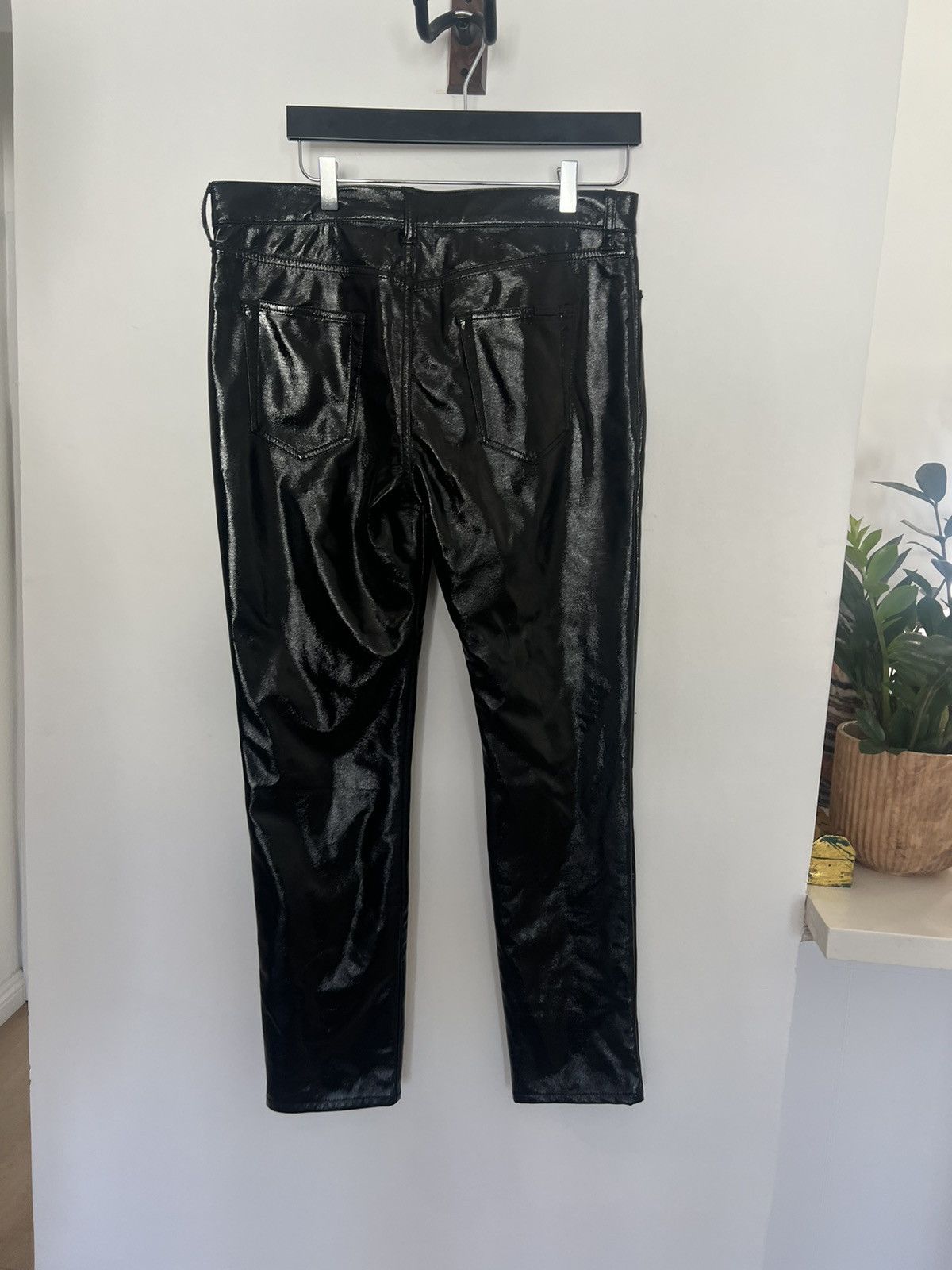 Saint Laurent Paris Bnwt Lacquered Pants Size US 31 - 6 Thumbnail