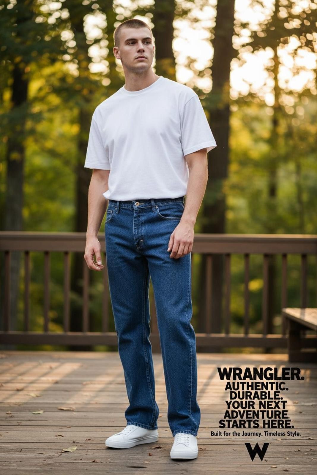 Wrangler Wrangler Authentic Denim Jeans for Men Size US 34 / EU 50 - 1 Thumbnail