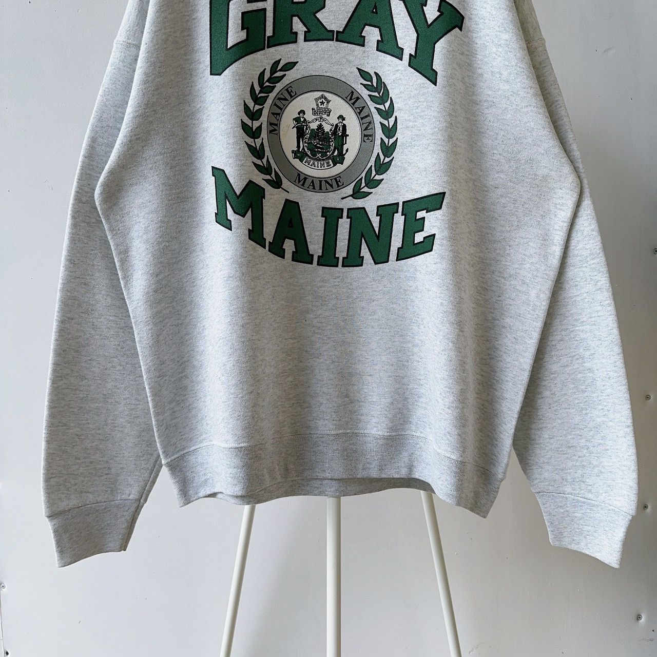 Fruit Of The Loom 90s University of Maine, Gray sweatshirt/ XL Size US XL / EU 56 / 4 - 4 Thumbnail
