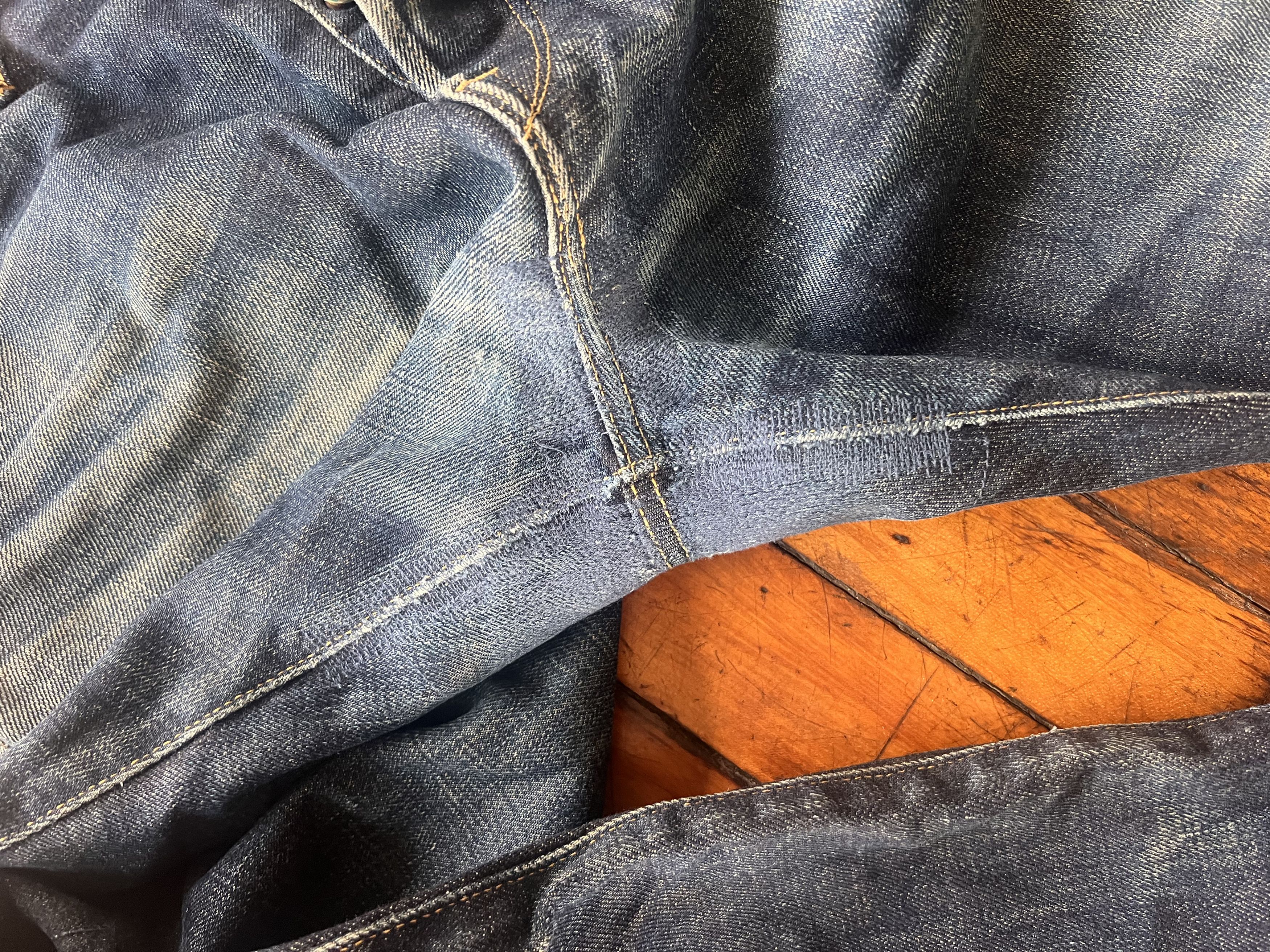 Stevenson Overall Co. Stevenson Overall Company - 220 Raw Denim - W31 Size US 31 - 8 Thumbnail