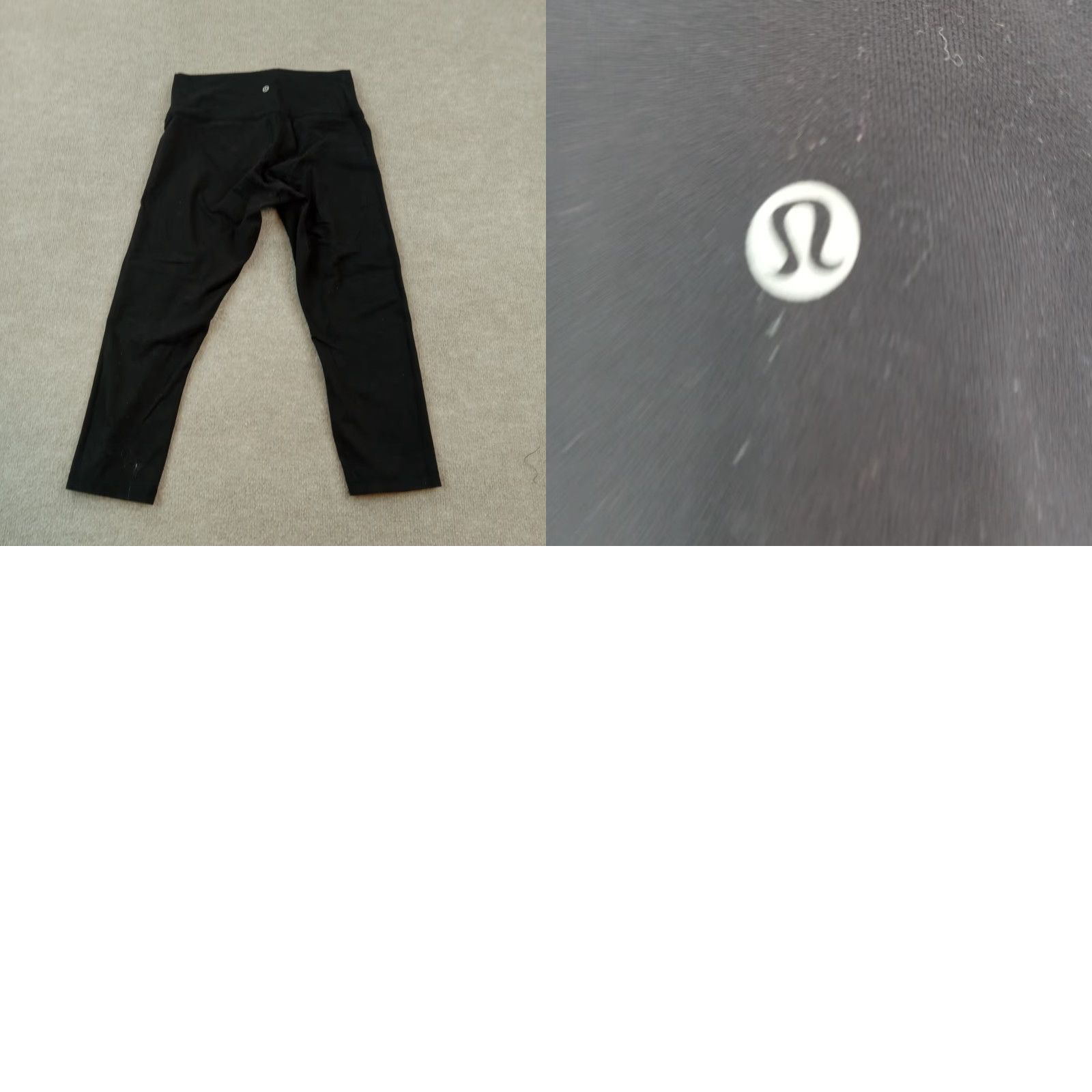 Lululemon Lululemon Leggings Women's Black Cropped Yoga Pants Size 10 Compression Stretch Size 32" / US 10 / IT 46 - 8 Thumbnail