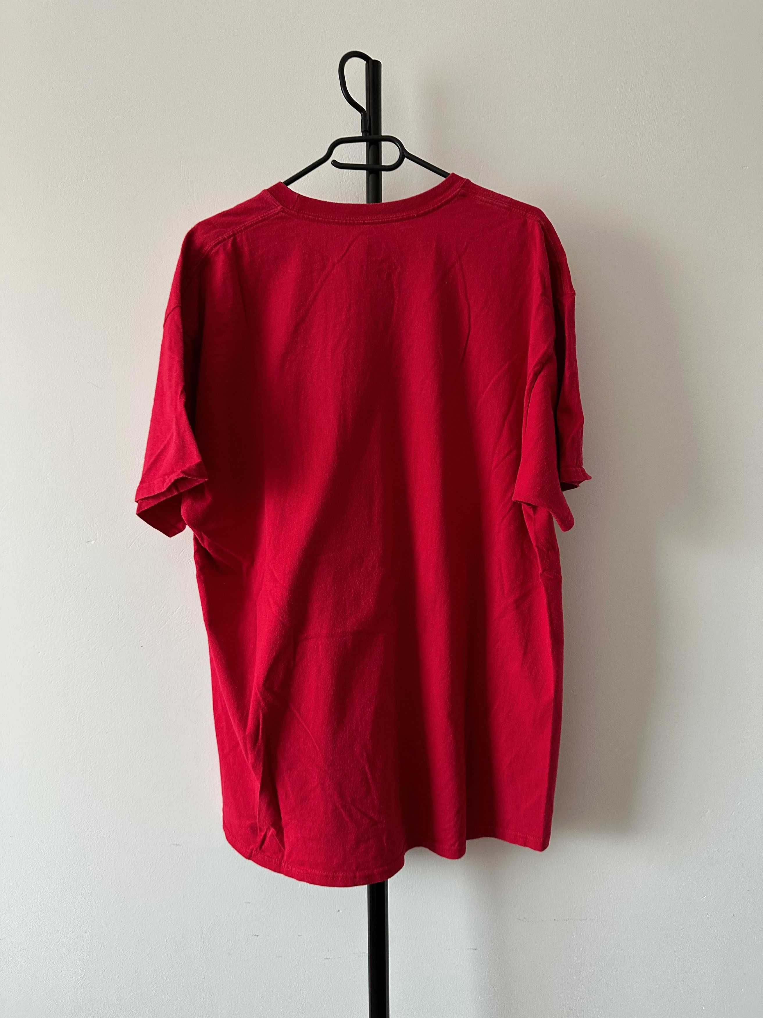 Hanes Hanes Enjo Punk Rock Heavy Cotton red T Shirt Tee Size US XL / EU 56 / 4 - 6 Thumbnail